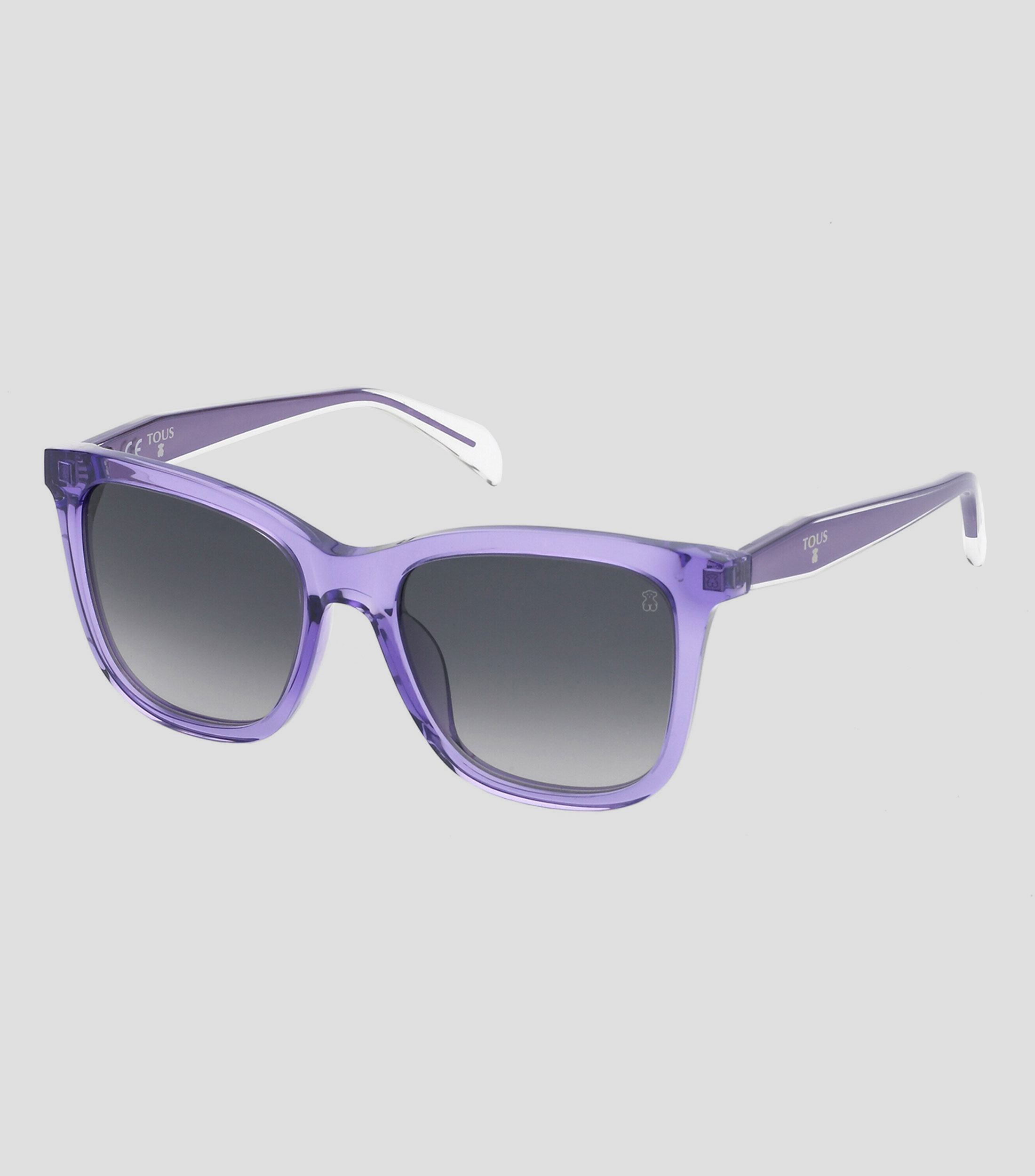 Lentes de sol cuadrados Lauper lila Mujer