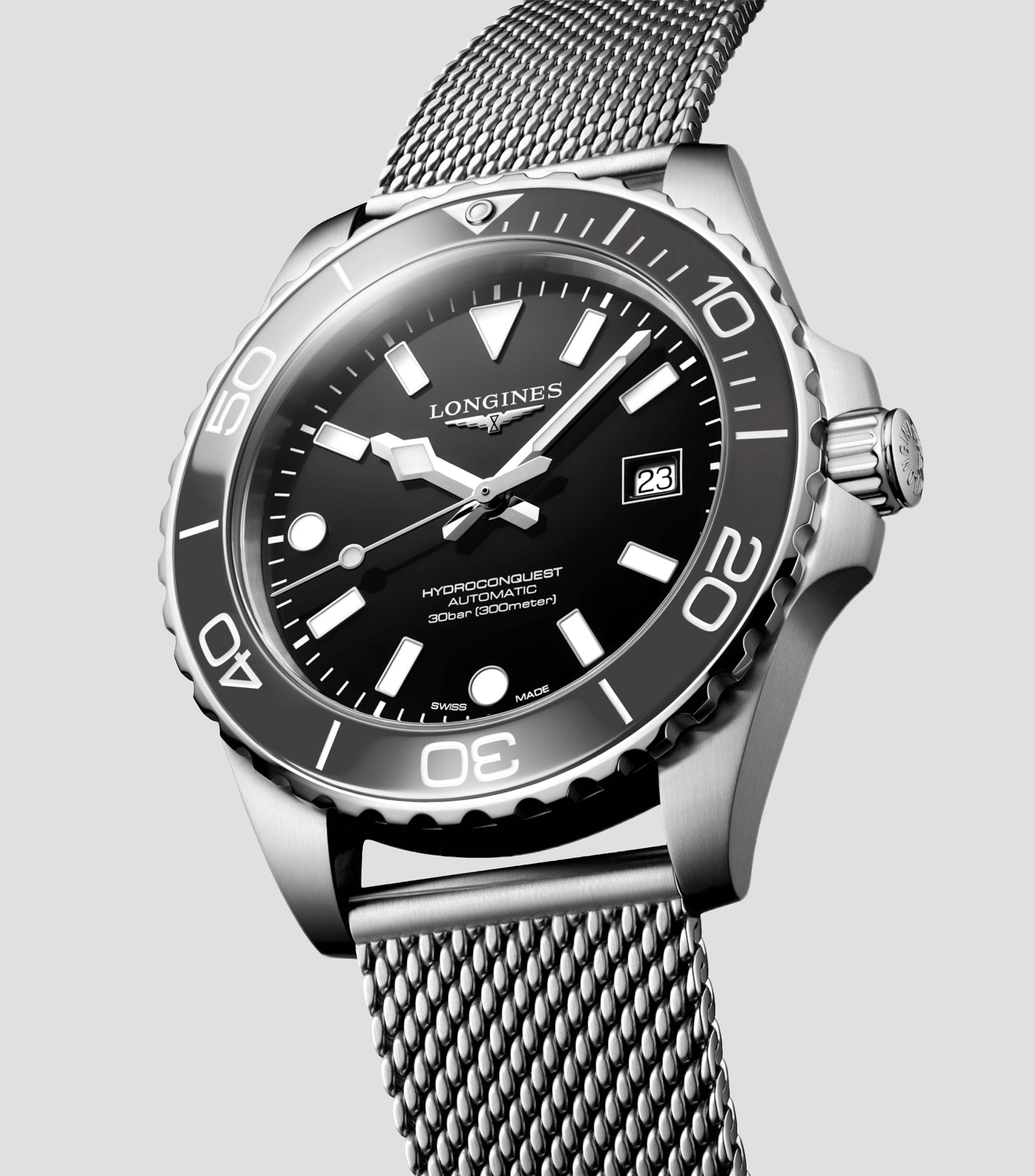 Reloj para Hombre Hydroconquest Casual Plateado