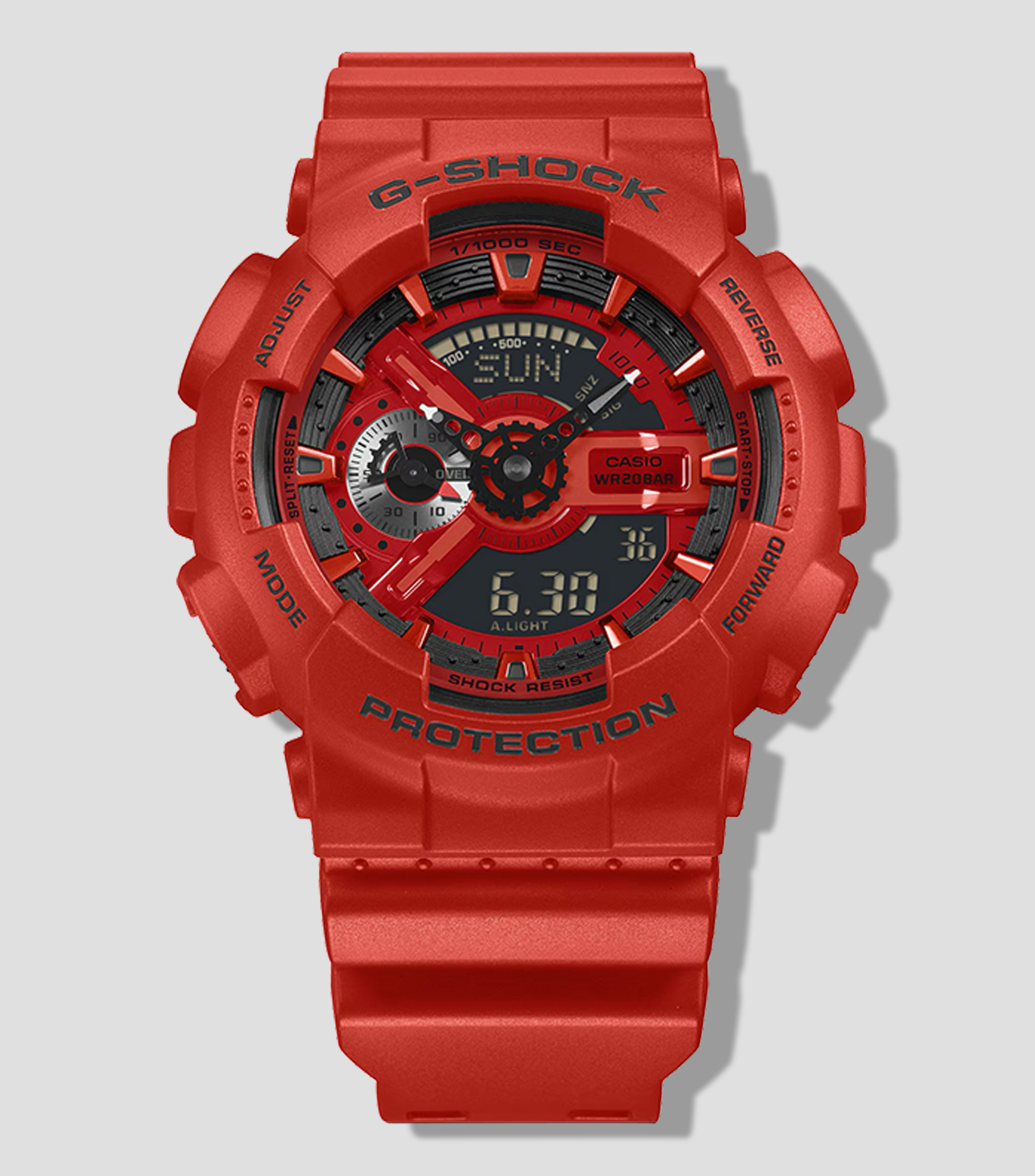Reloj para Hombre G-Shock casual, rojo