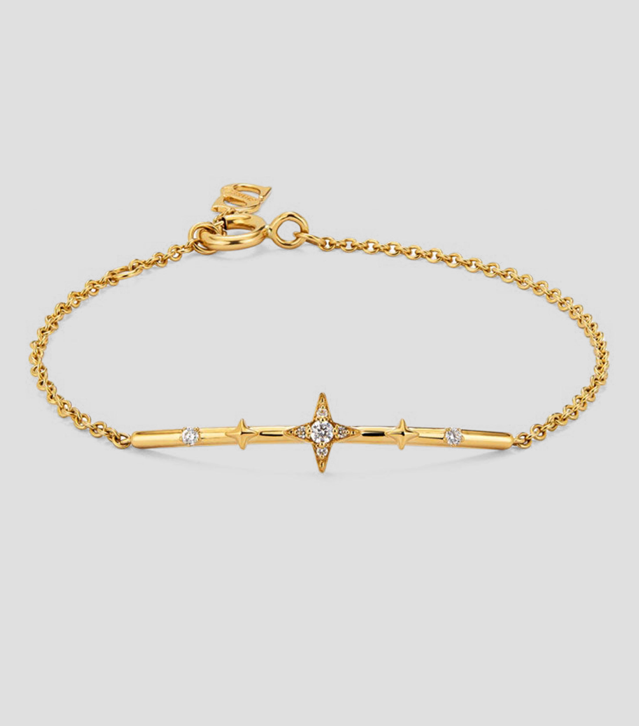 Pulsera en Oro de 18 Kilates con diamantes Orion Mujer