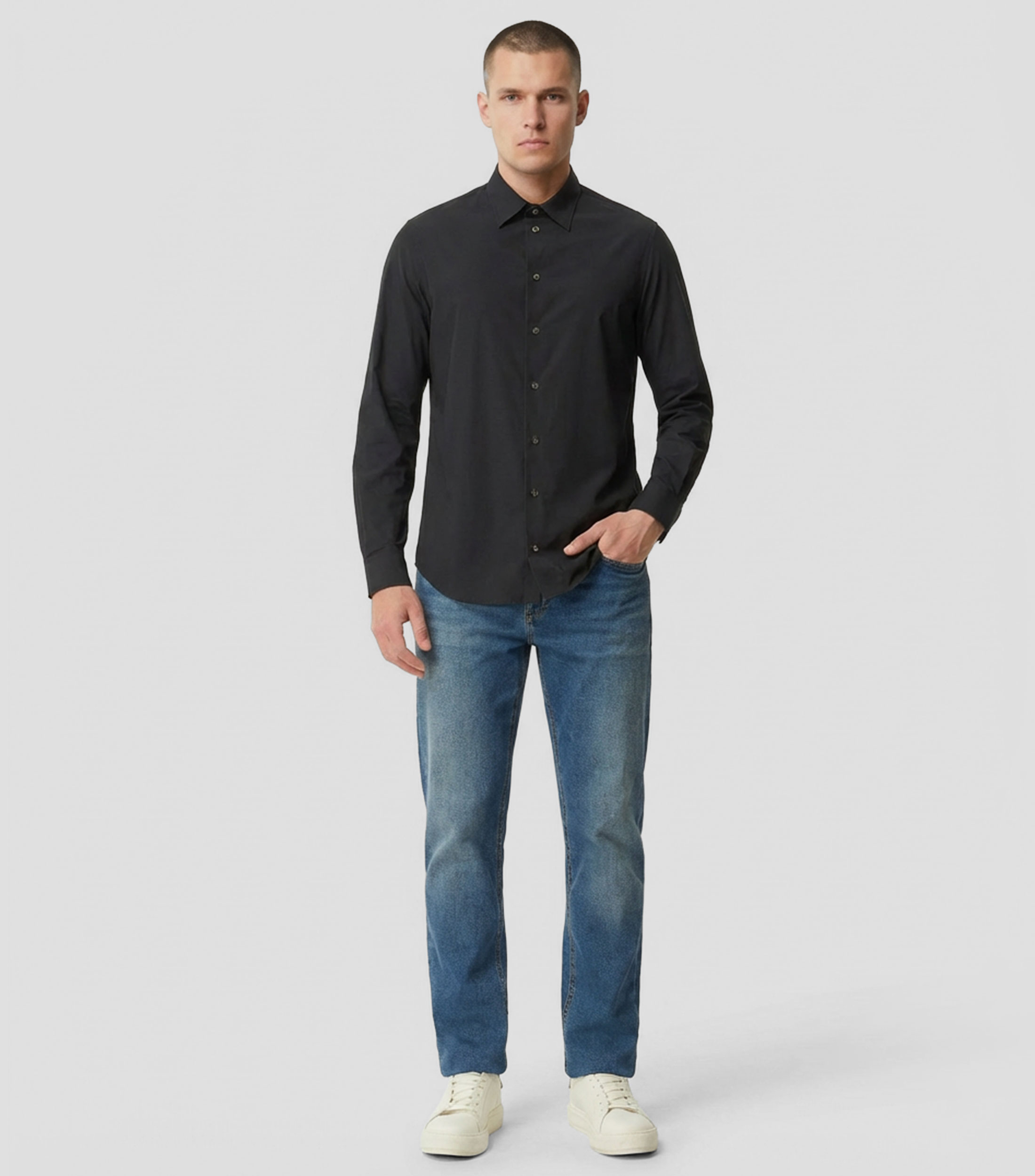 Camisa con manga larga Hombre