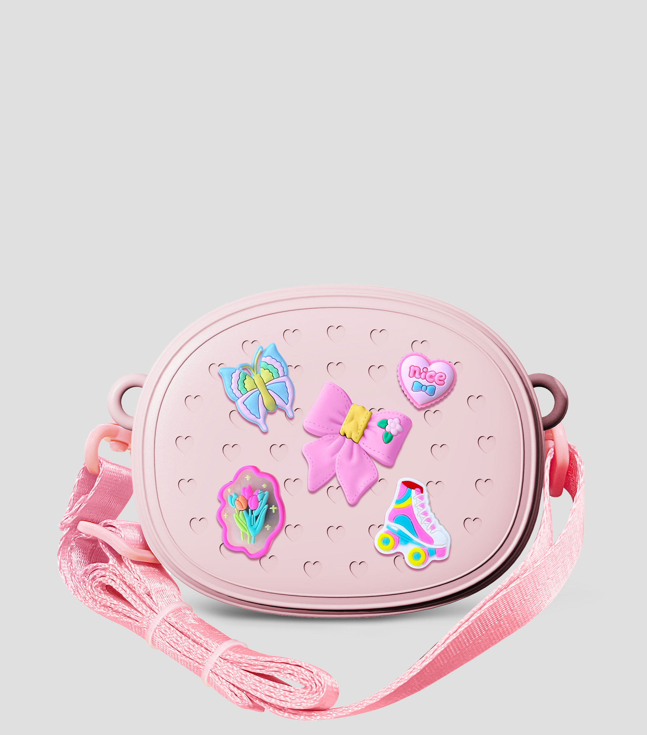 Bolsa crossbody con parches Nina