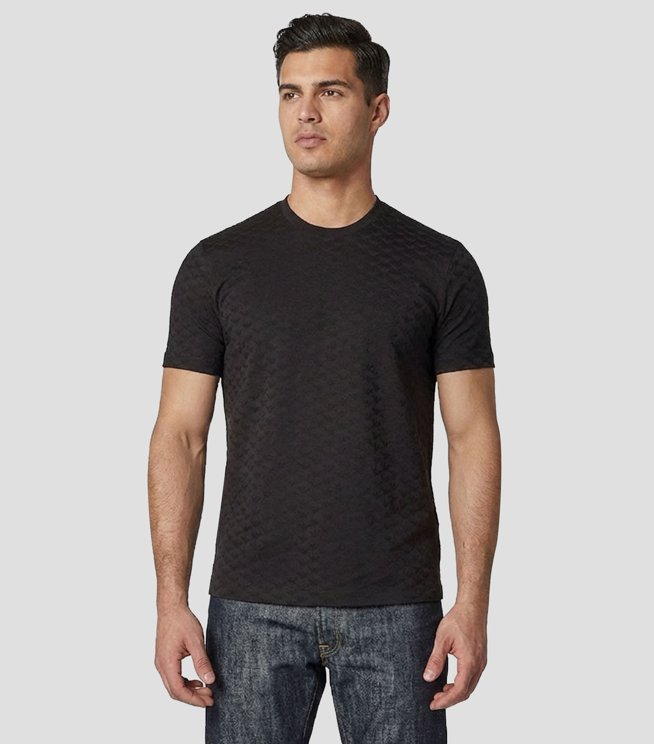 Playera cuello redondo manga corta monogram Hombre