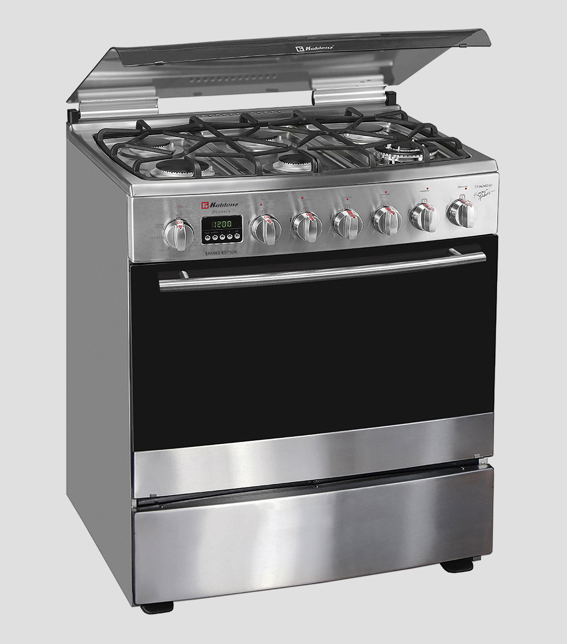 Estufa de Piso Palermo de Gas LP convertible a Natural 30" Plata