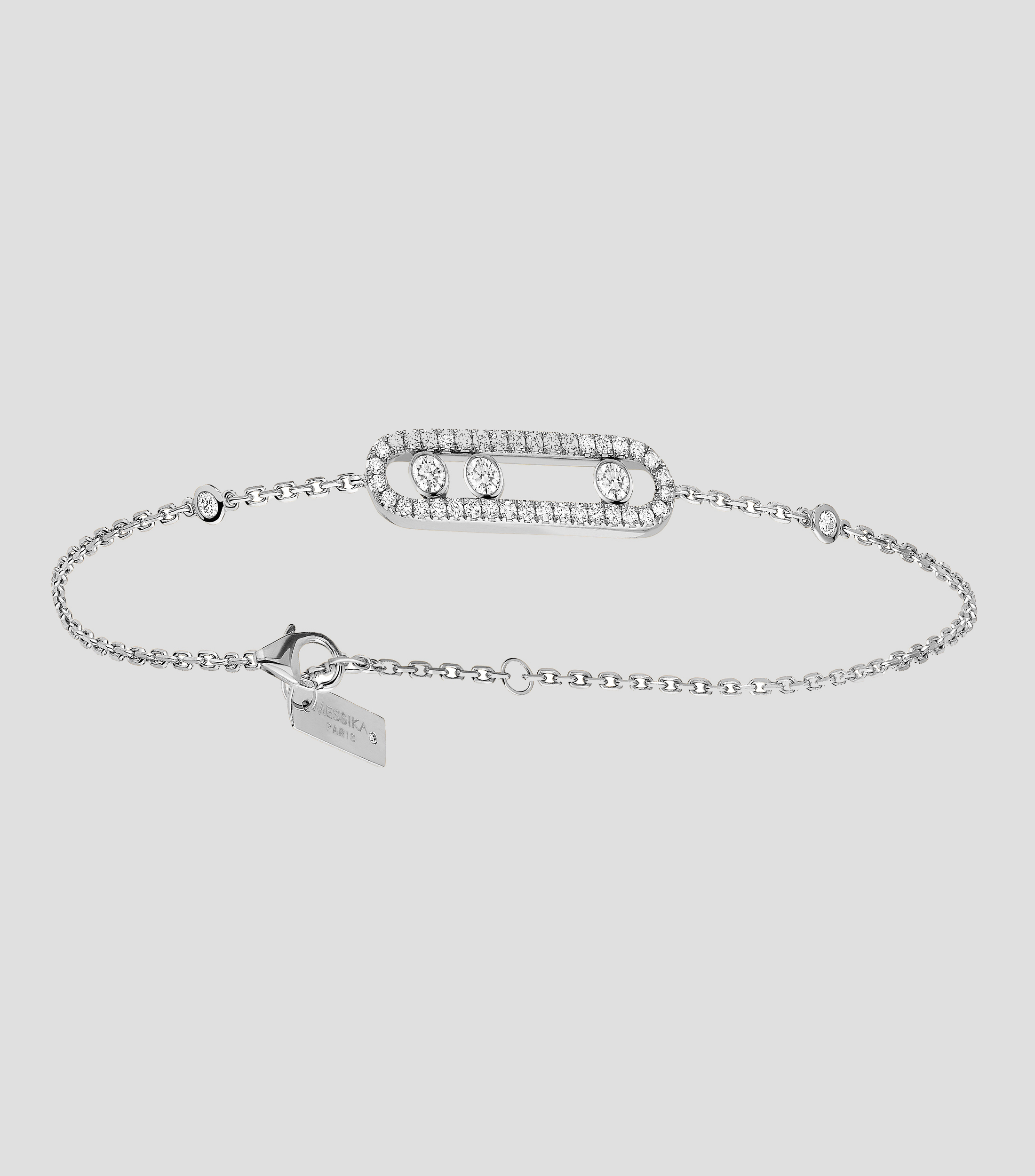 Pulsera en oro blanco 18 Kts Mujer
