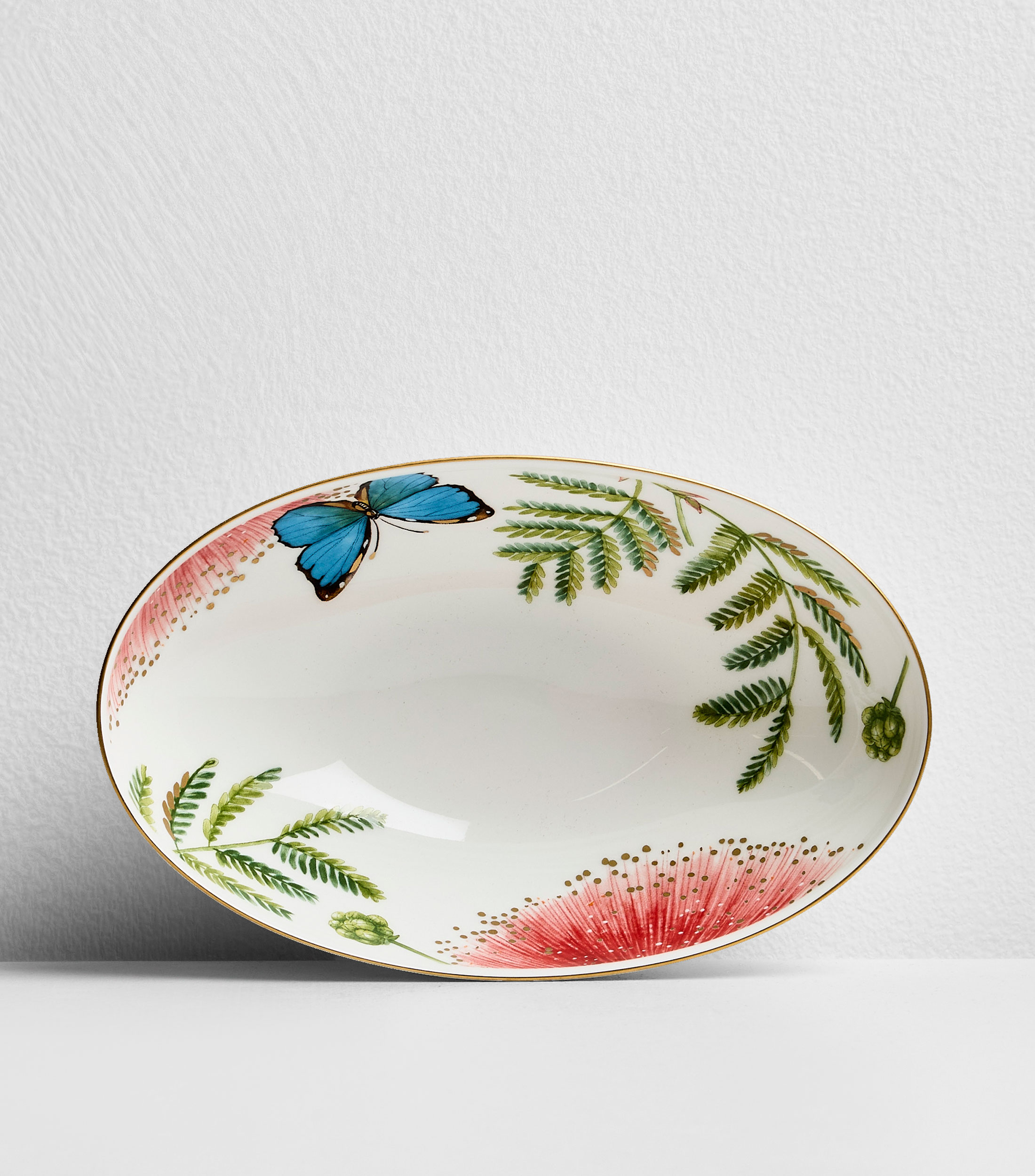 Bowl ovalado Amazonia en porcelana