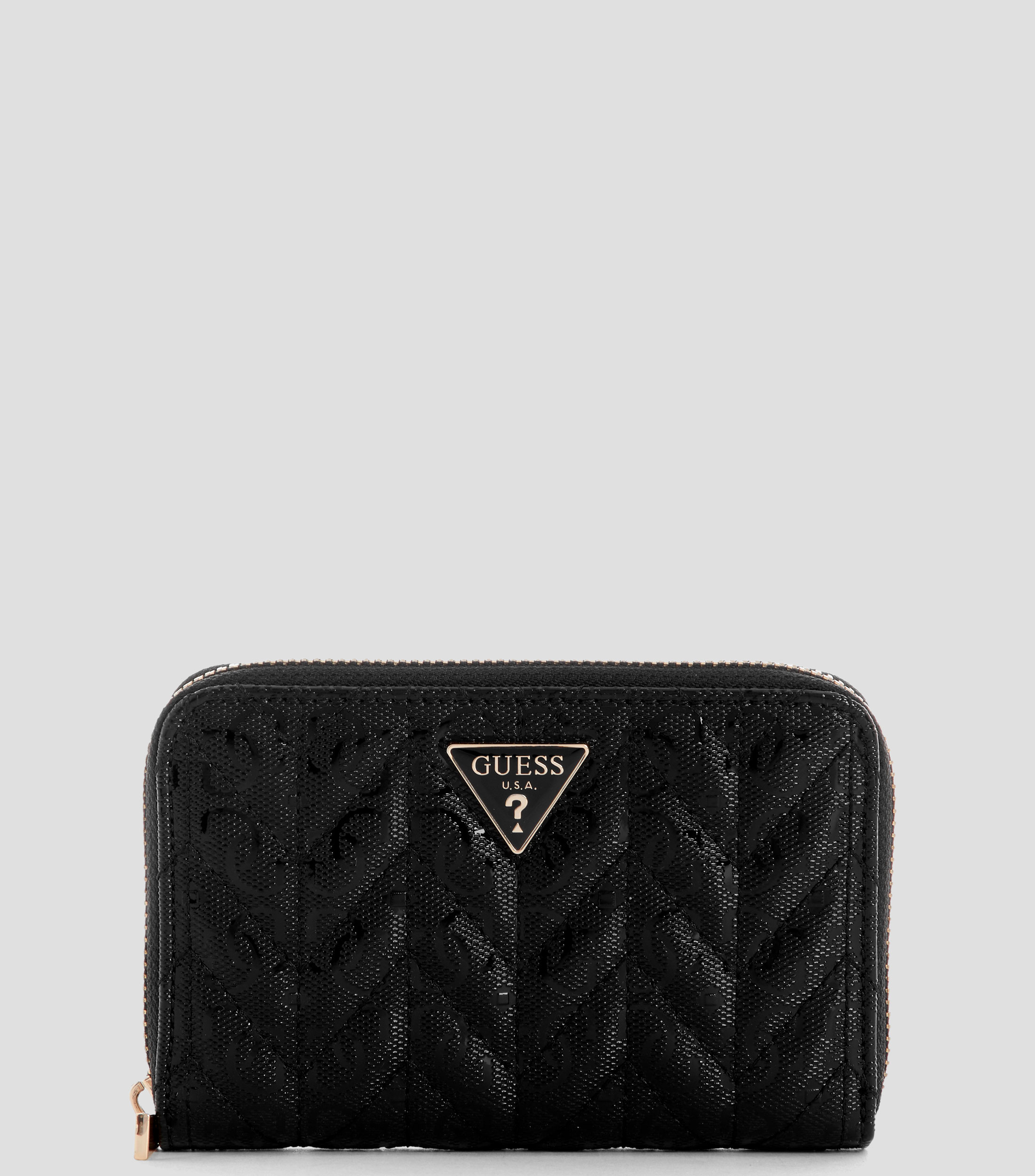 Cartera negra Stacey sólida Mujer