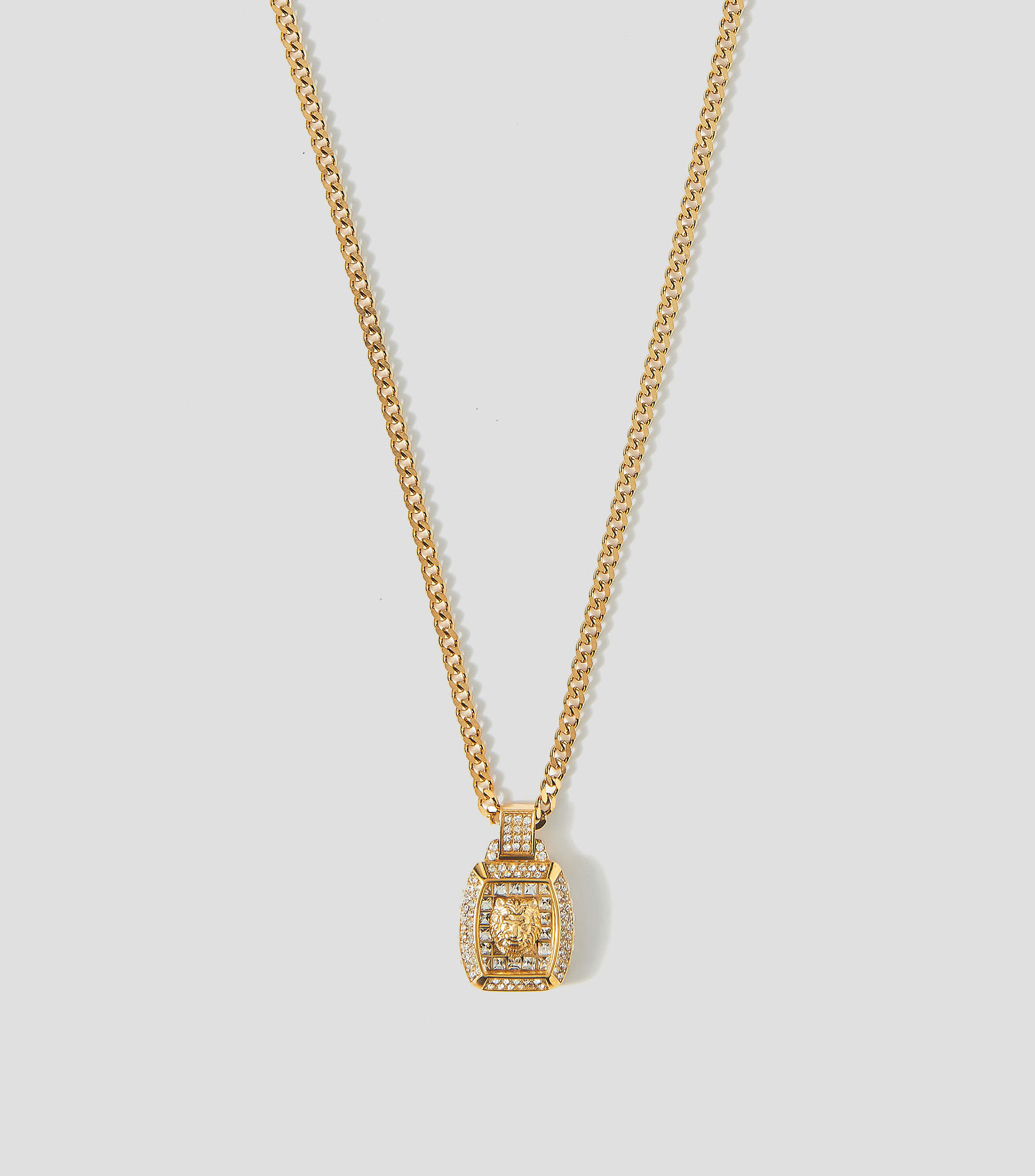 Collar Lion King con pedreria Hombre