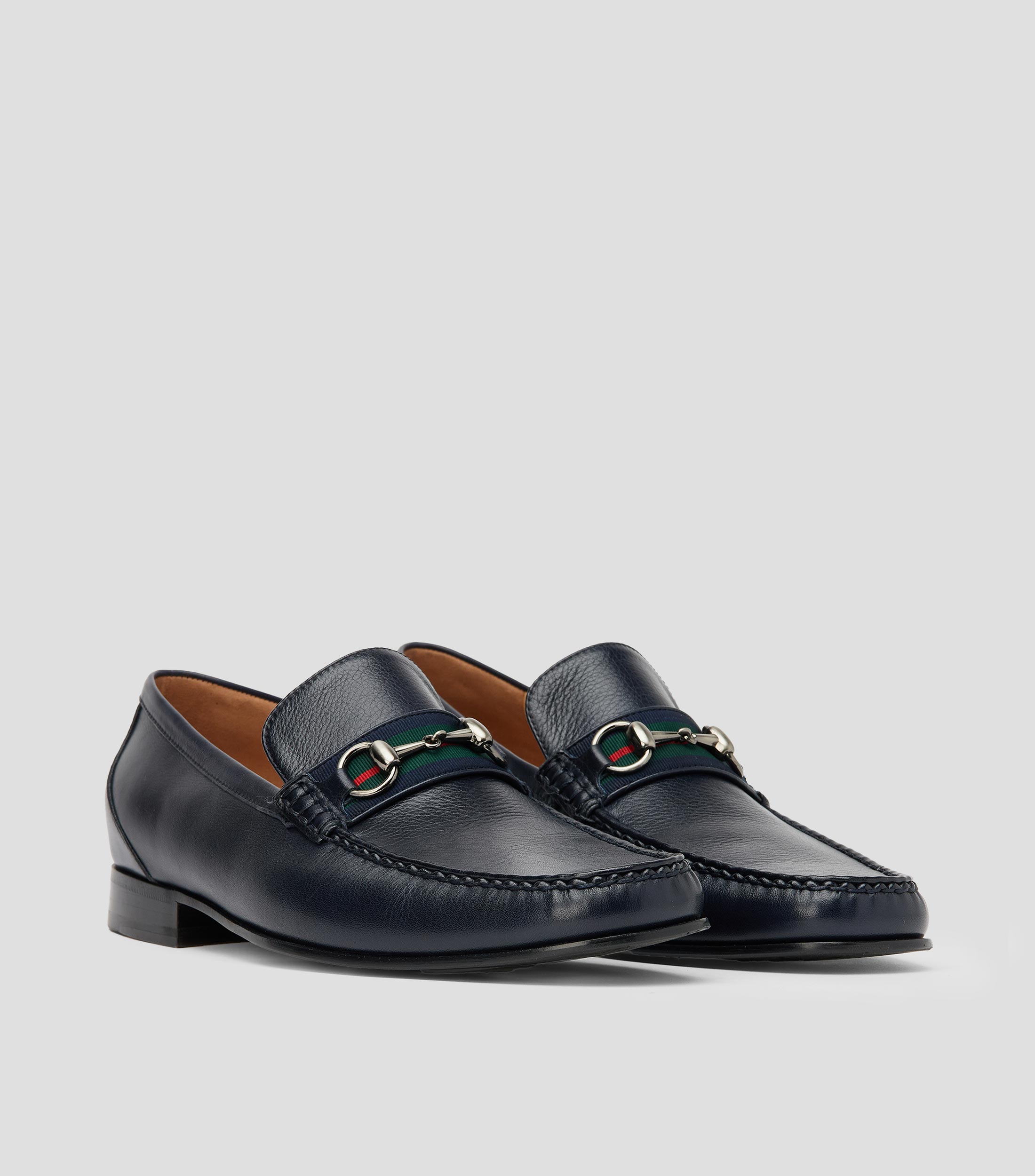 Mocasines en piel Hombre