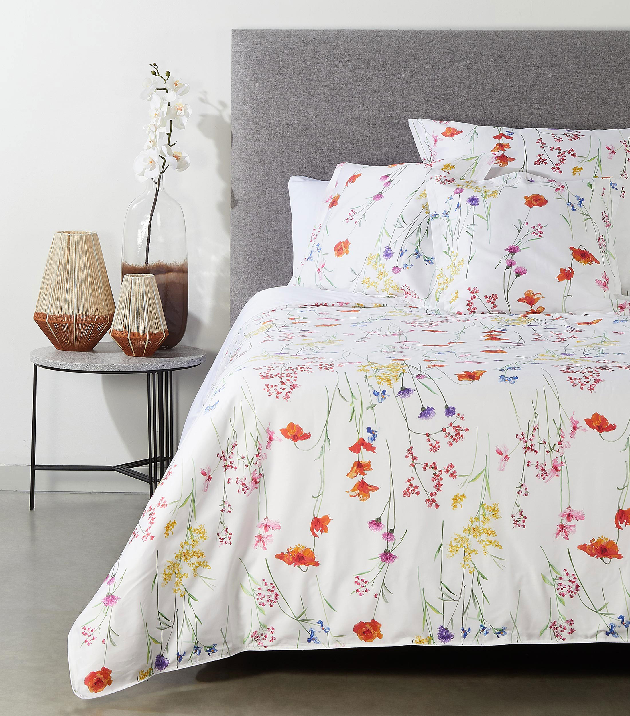 Juego de Funda para Duvet King Size de algodon Blanco