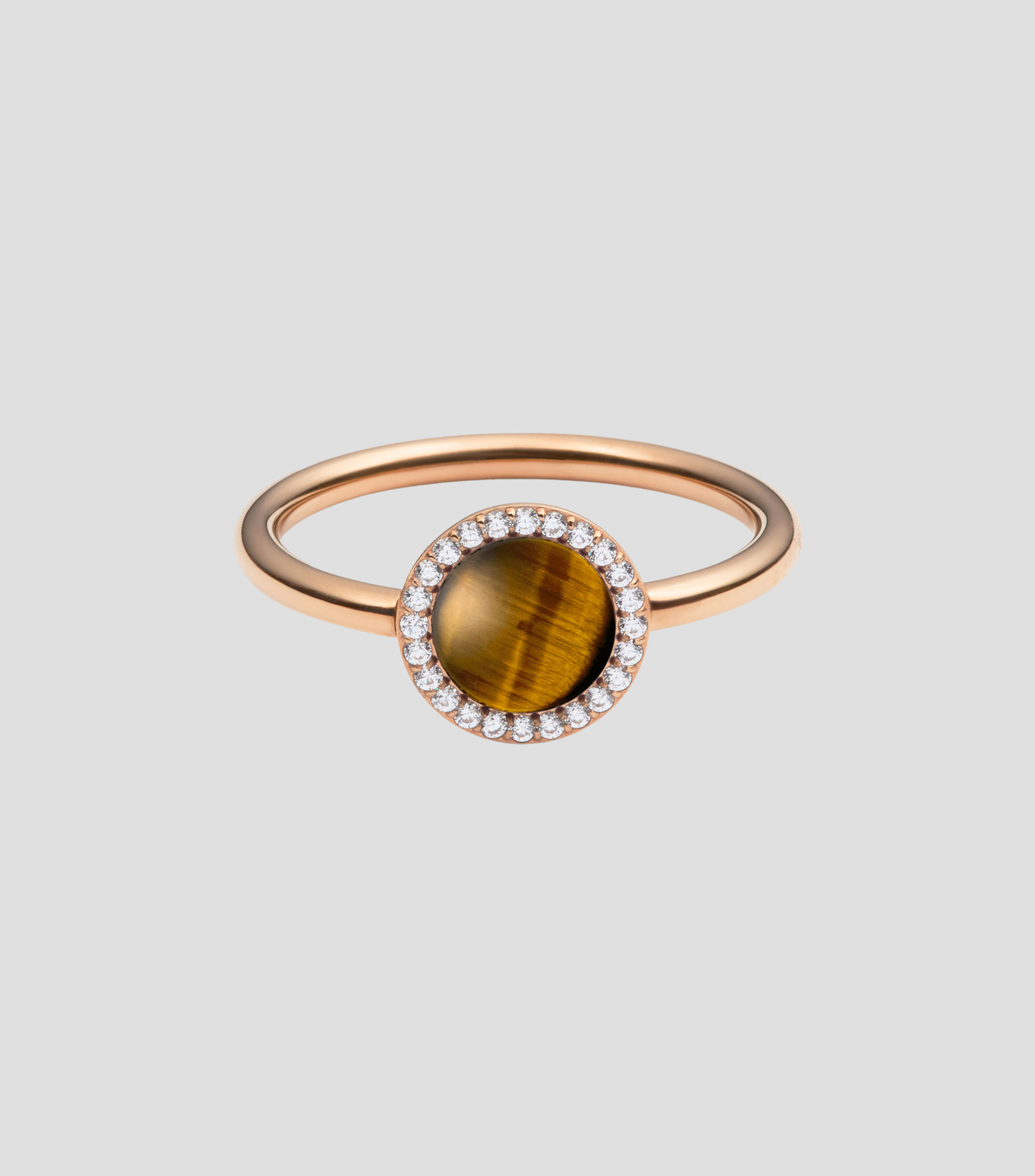 Anillo Ojo De Tigre Mujer