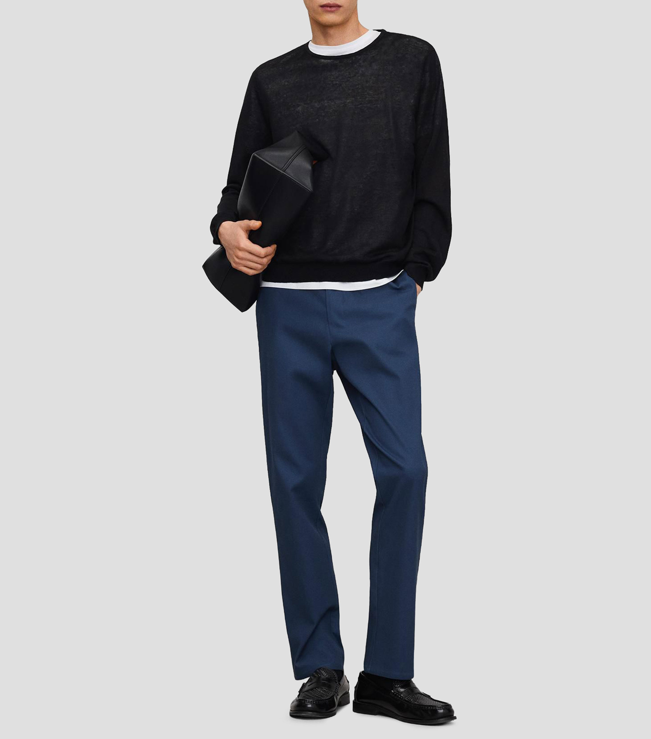 Pantalón casual tipo chino Hombre