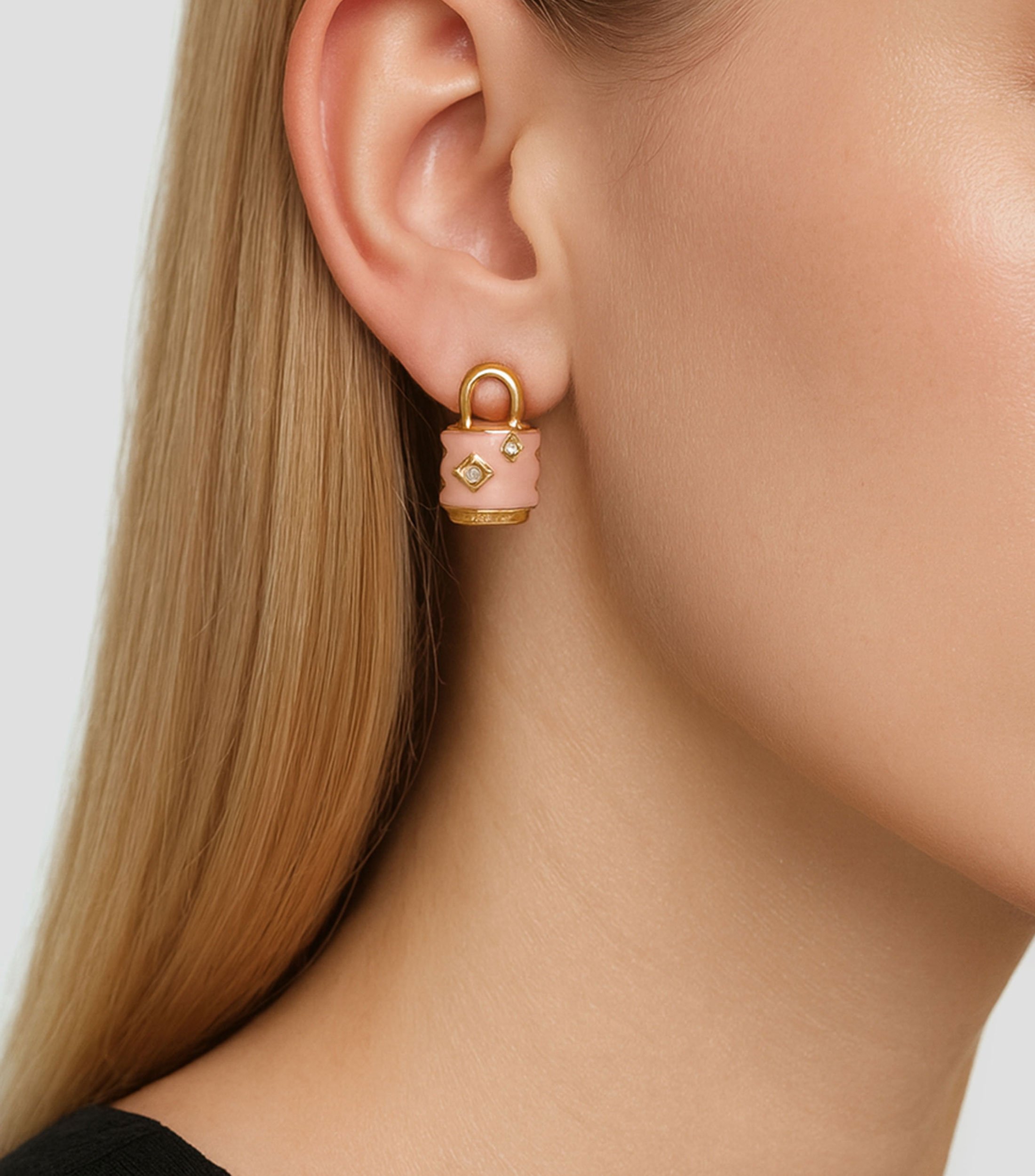 Aretes Guess My Secret con piedra Mujer