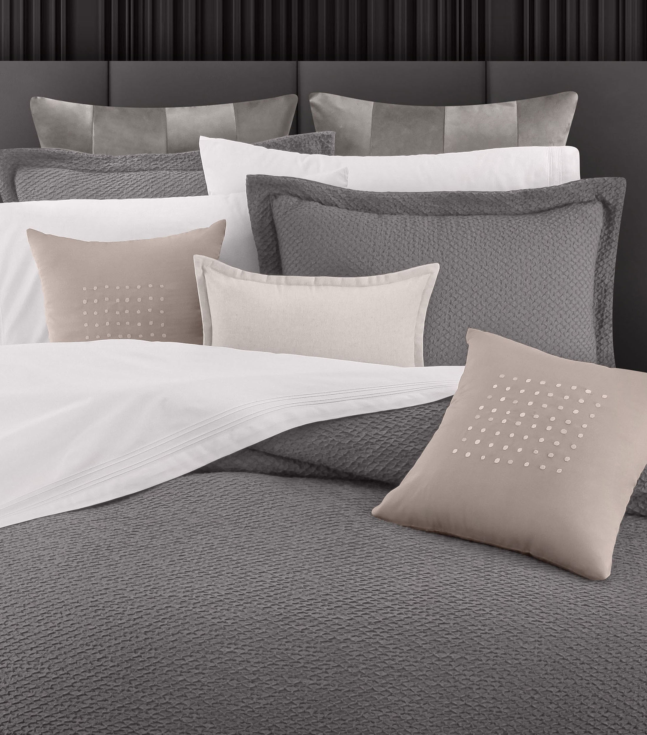 Funda para almohada con textura