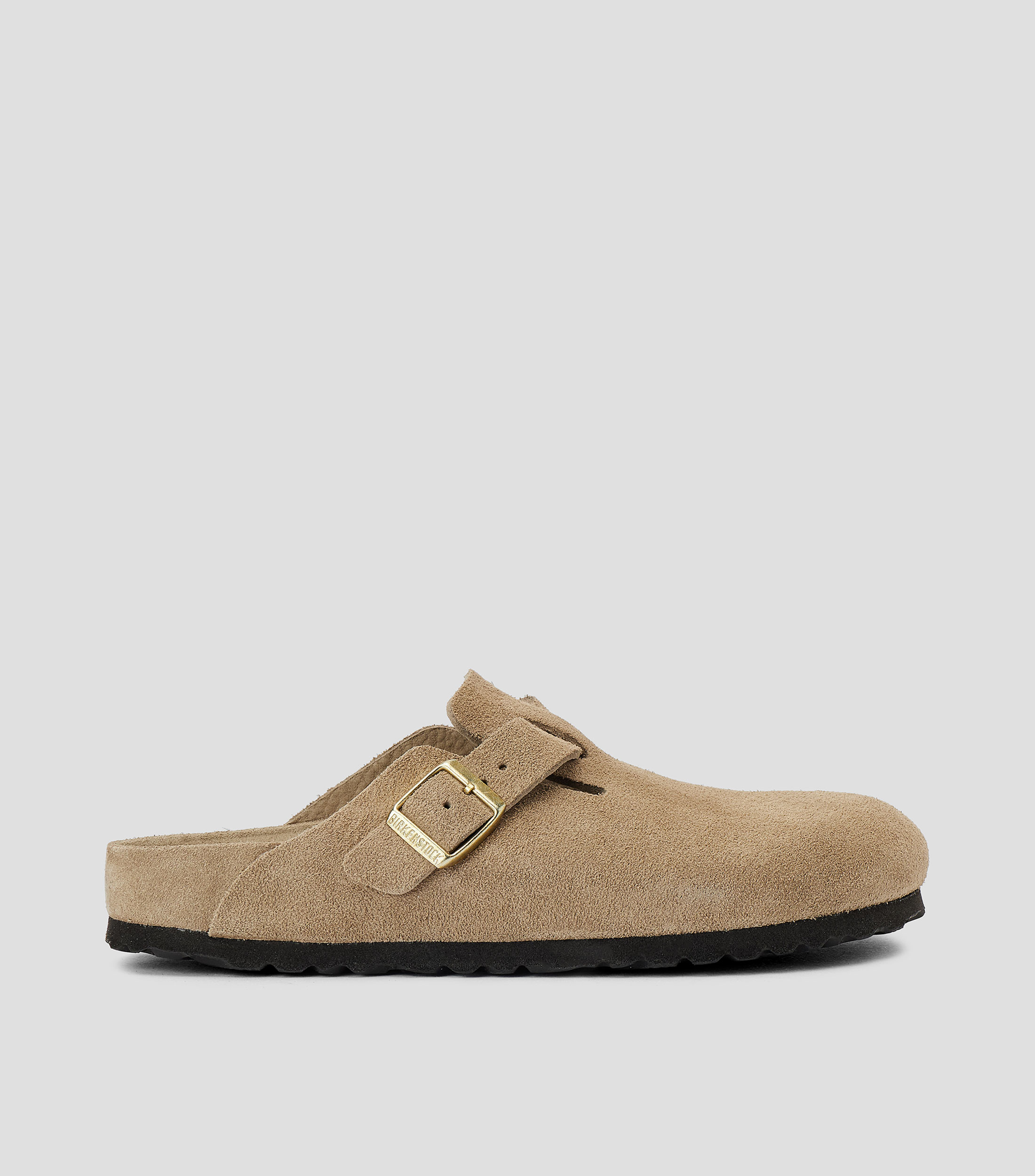 Zuecos casuales slip on Boston en piel vacuna Mujer