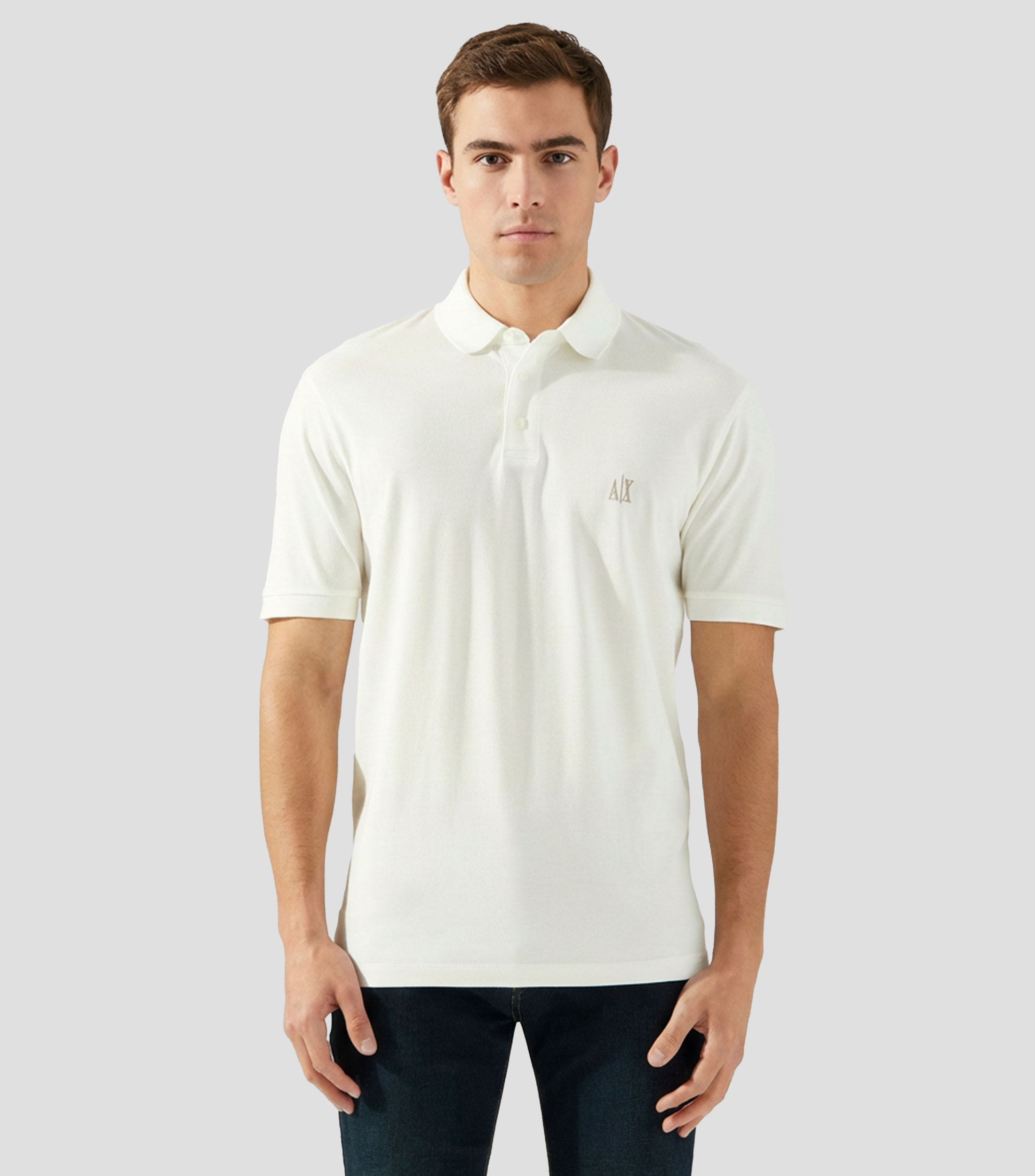 Playera Tipo Polo Manga Corta Hombre