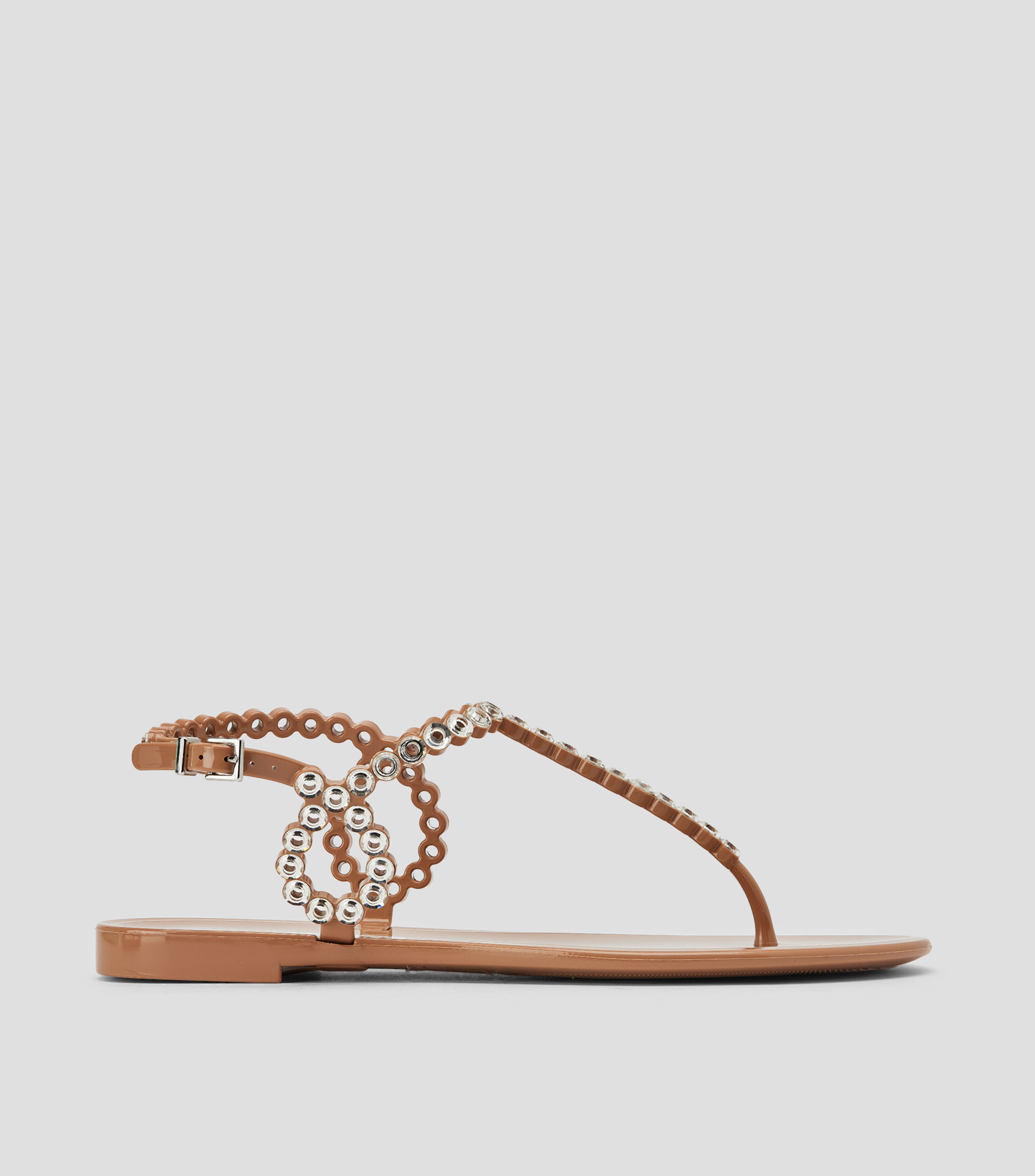 Sandalias planas Almost Bare Crystal Mujer
