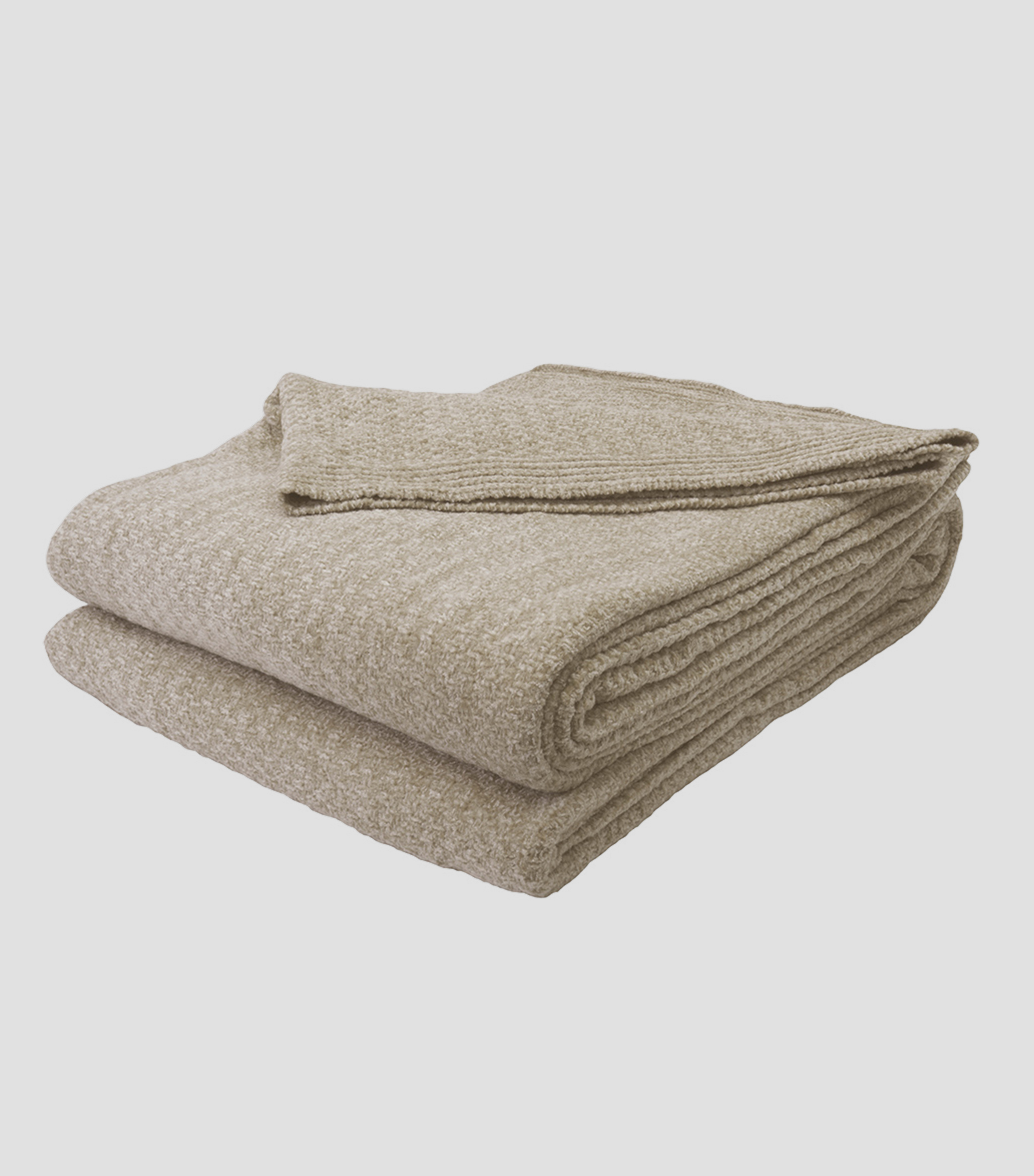 Cobija King Size Chenille Taupe