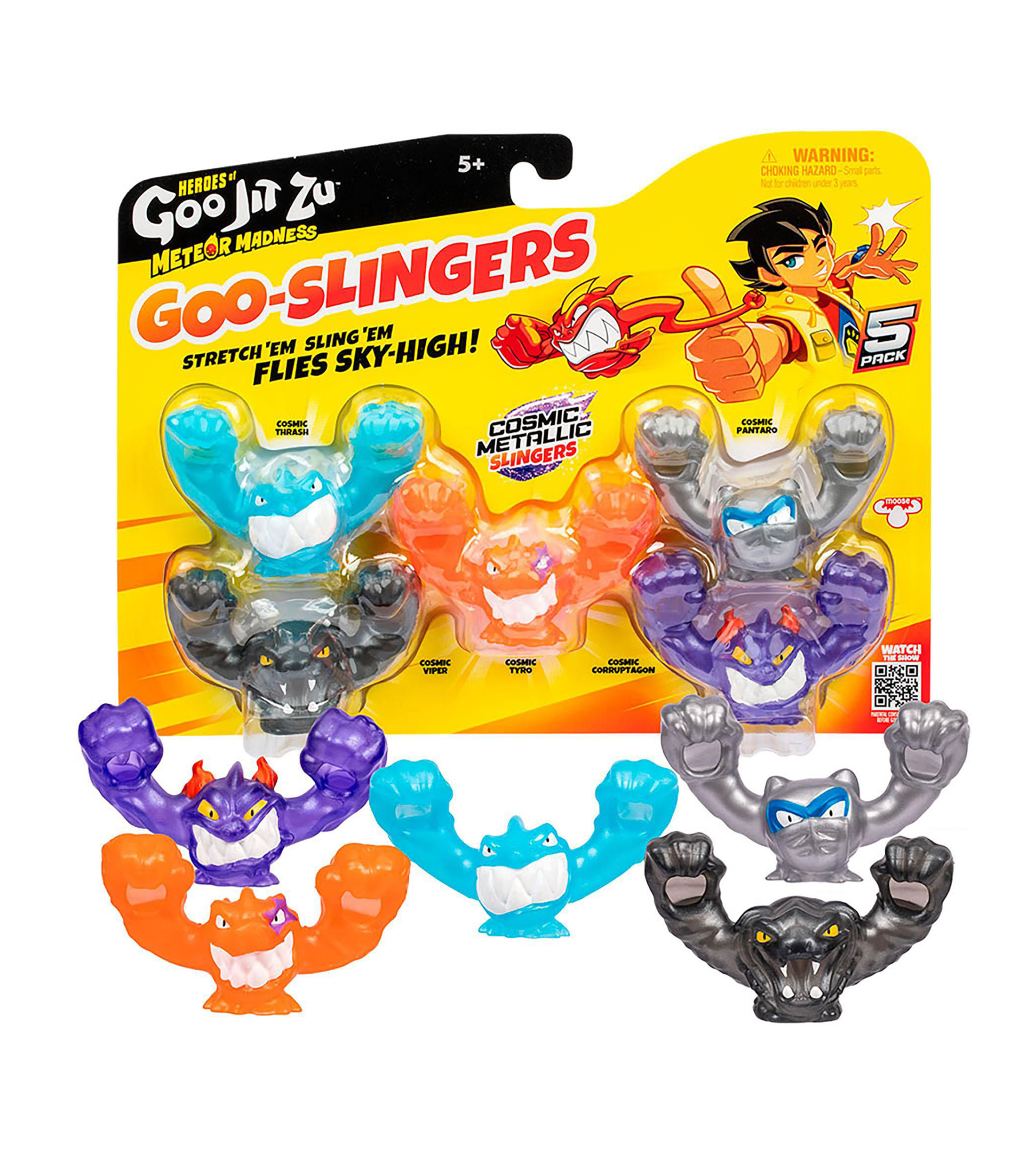 Goo Jit Zu Meteor Madness Goo Slingers 5 pack