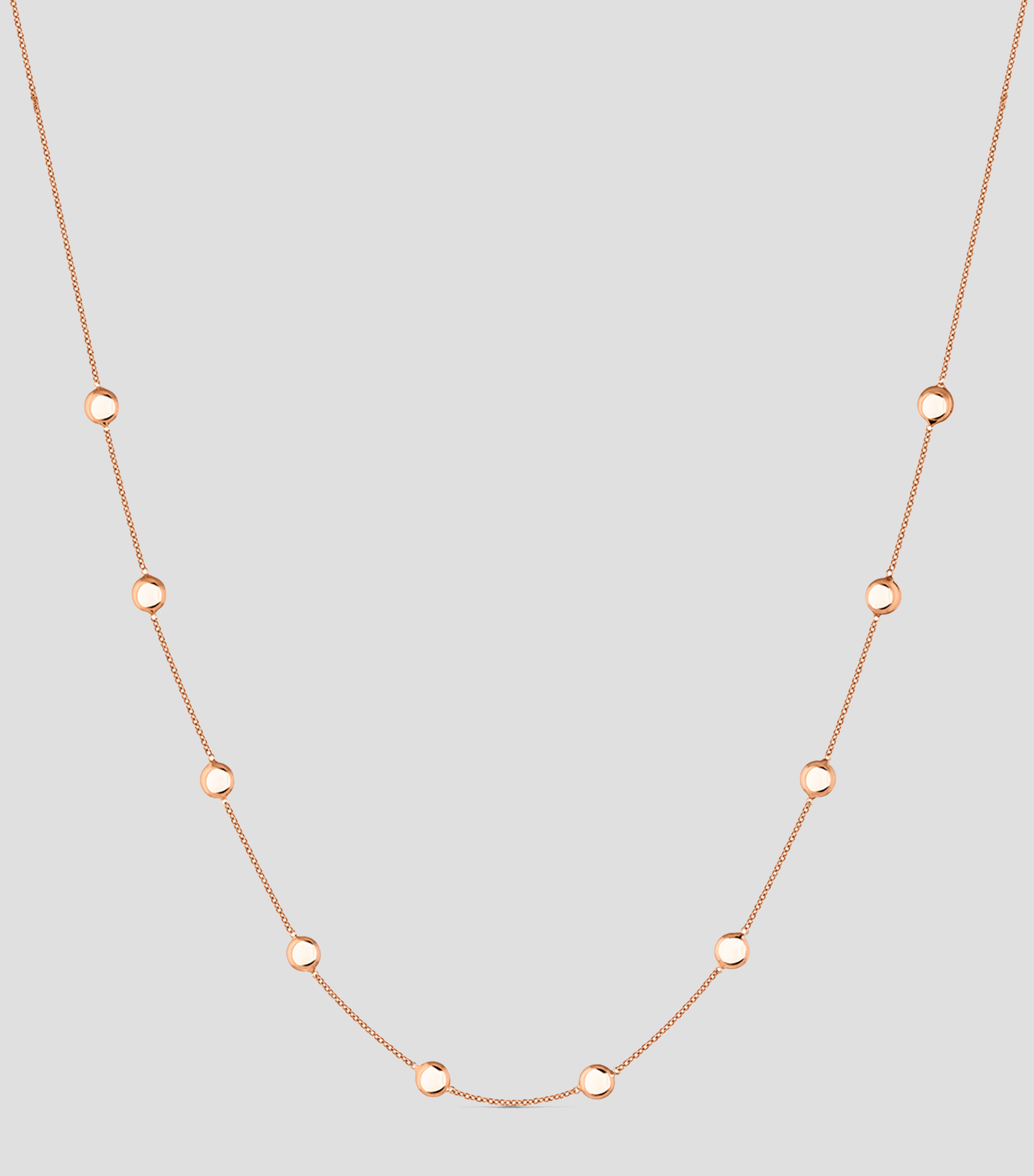Collar en oro rosa 18 Kts Idalia Mujer