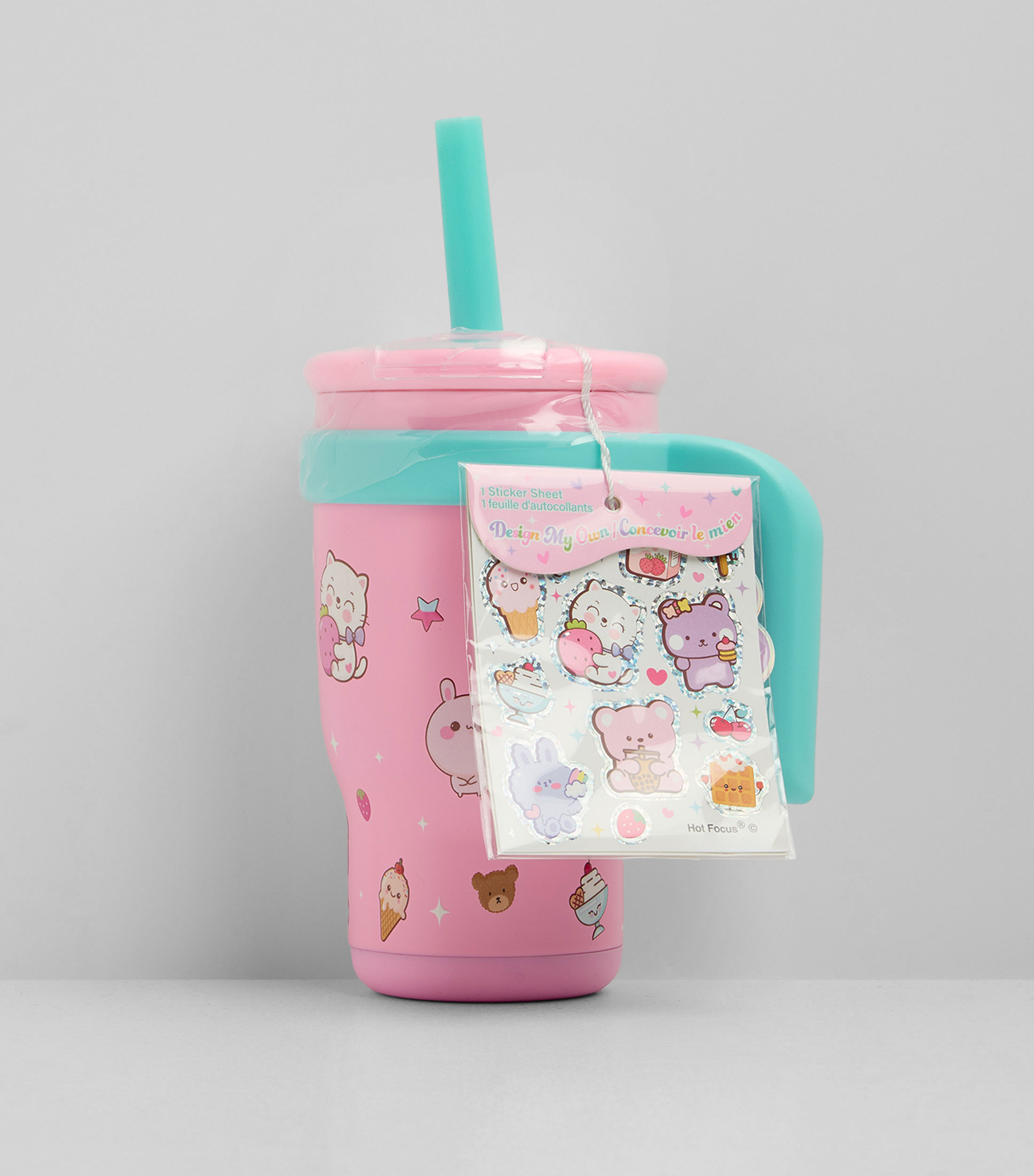 Termo Miney Mini Critters rosa