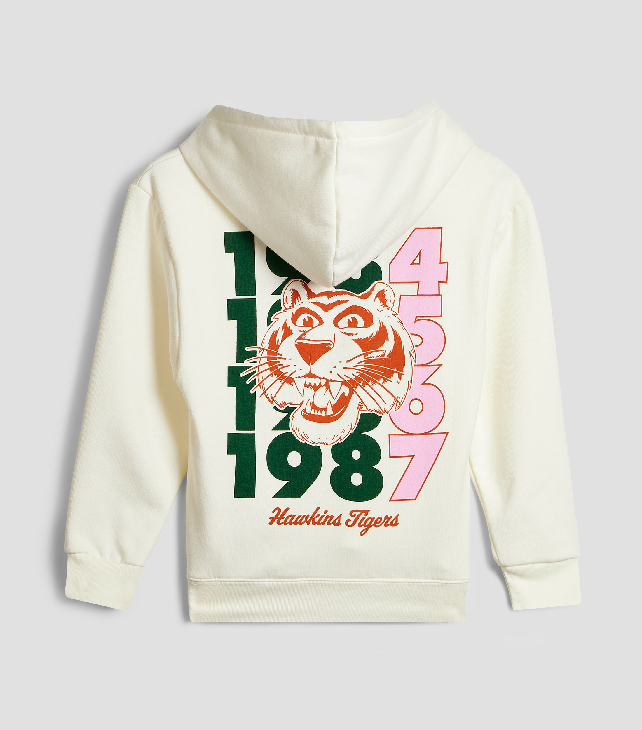Sudadera con capucha cuello V manga larga Stranger Things Niña