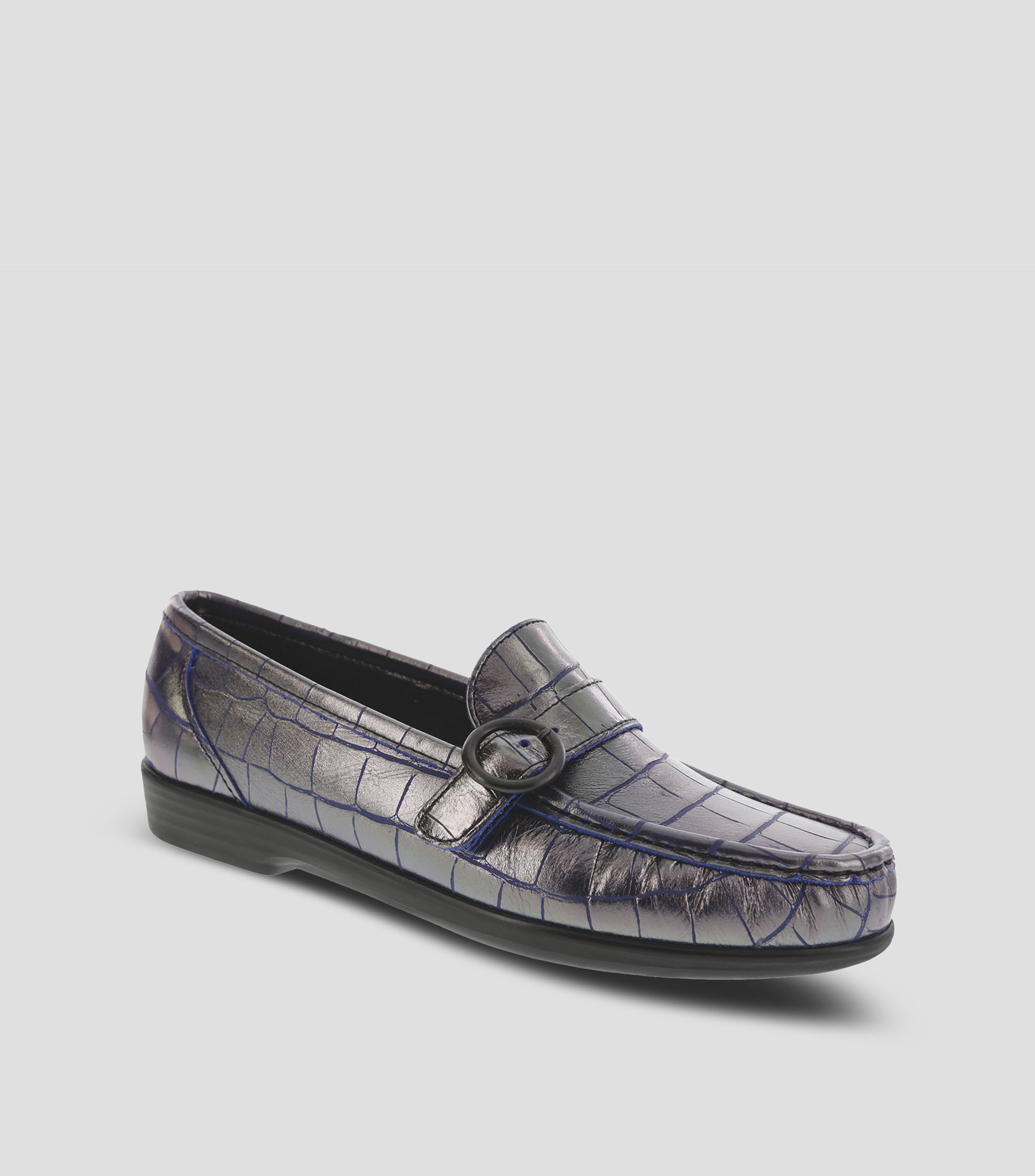 Mocasines en piel Mujer