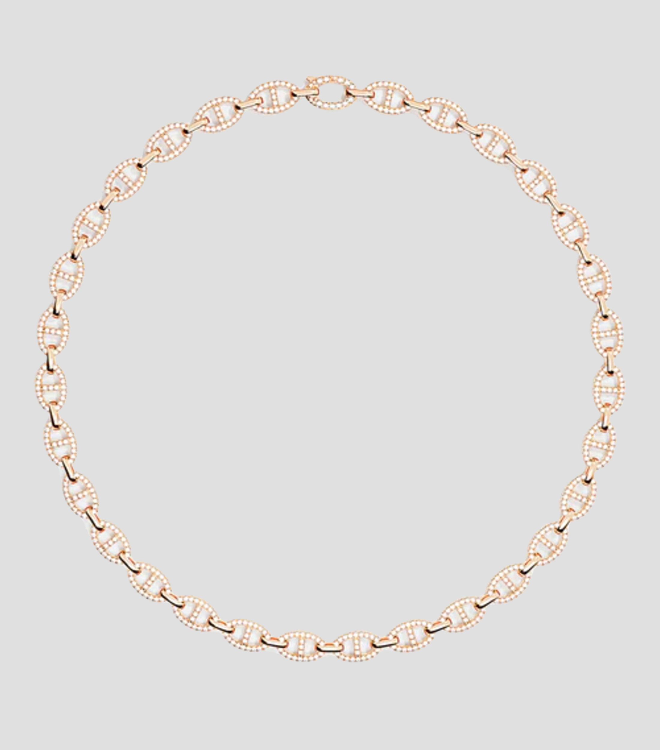 Collar Eslabonado con Circonitas Mujer