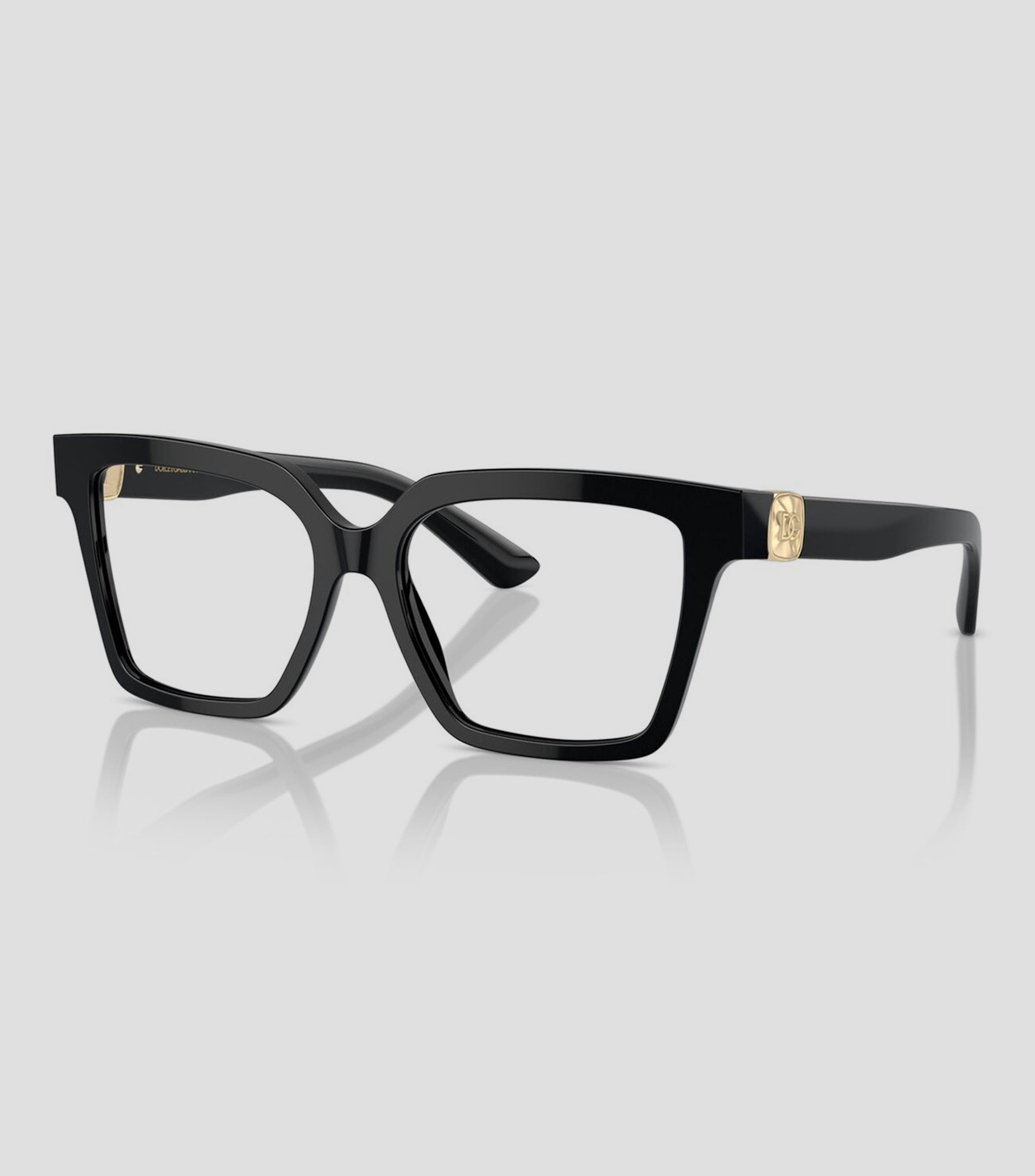 Lentes oftálmicos cuadrados negro Mujer