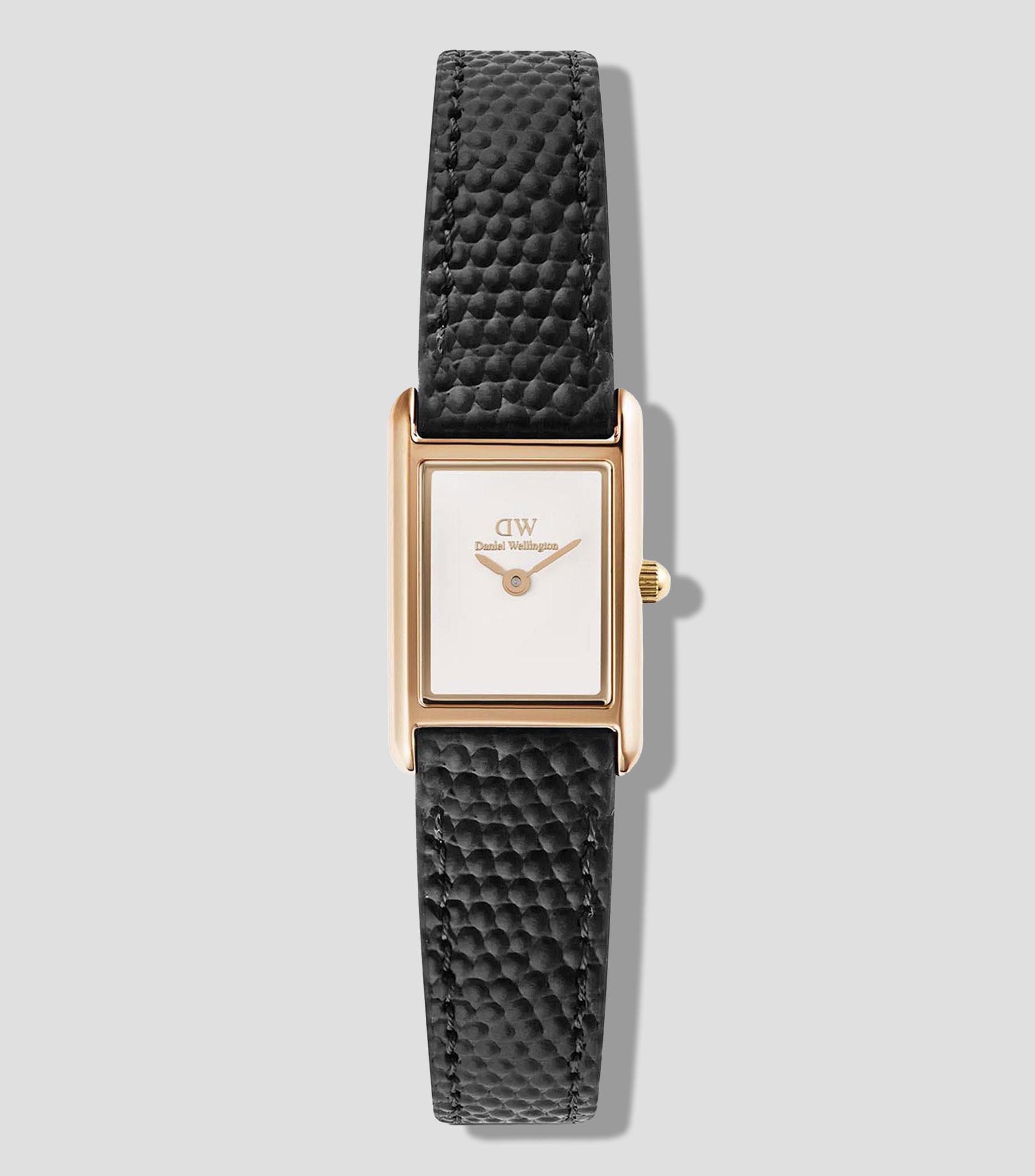 Reloj para mujer Bound Mini Rect 3 Hands casual color oro rosa