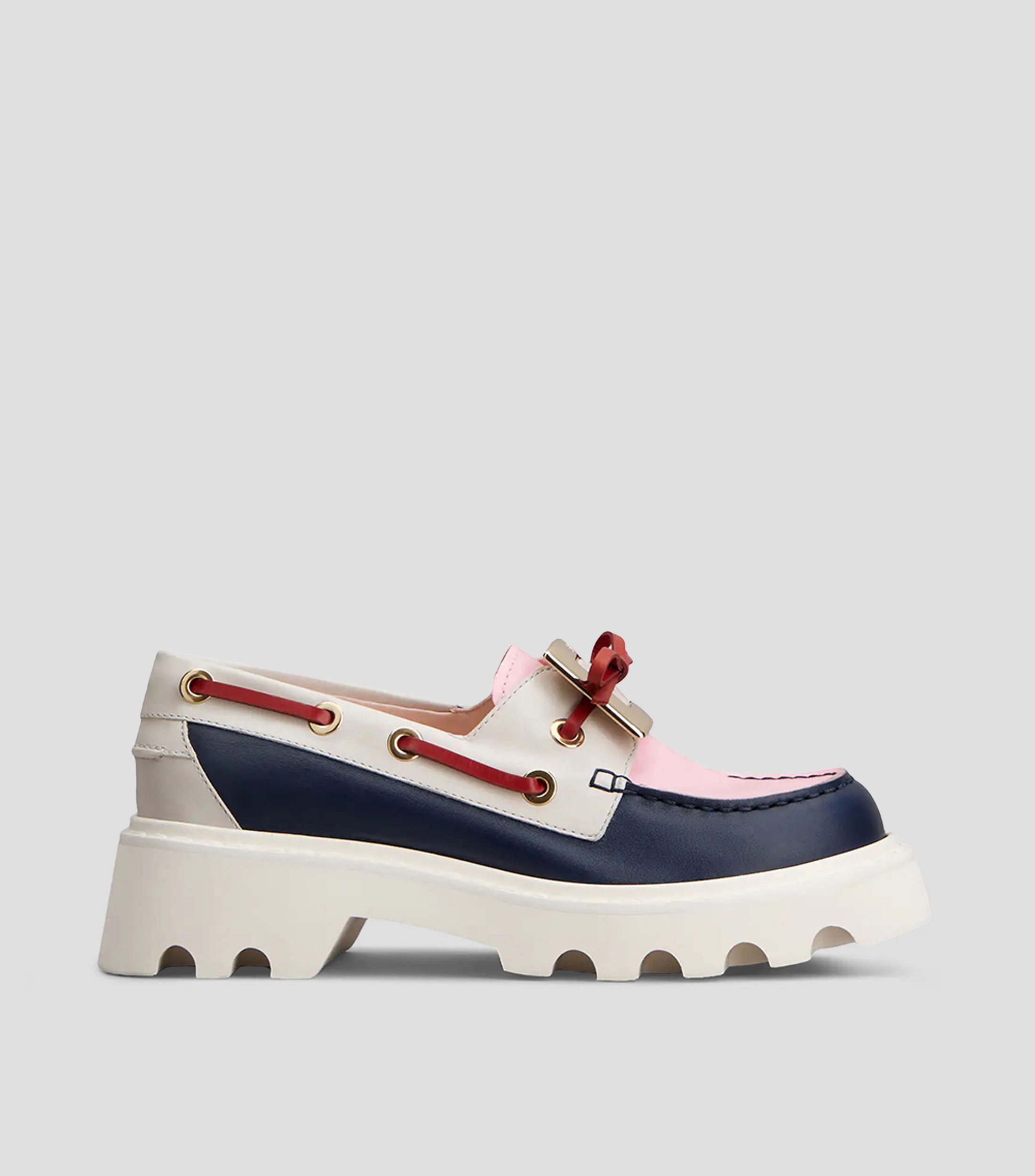 Zapatos casuales derby en piel Mujer