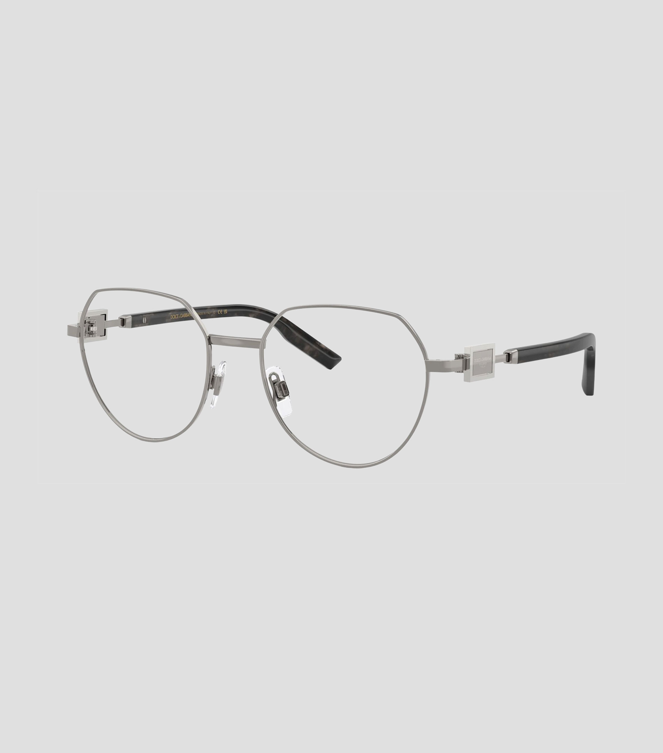 Lentes oftálmicos redondos gris Unisex