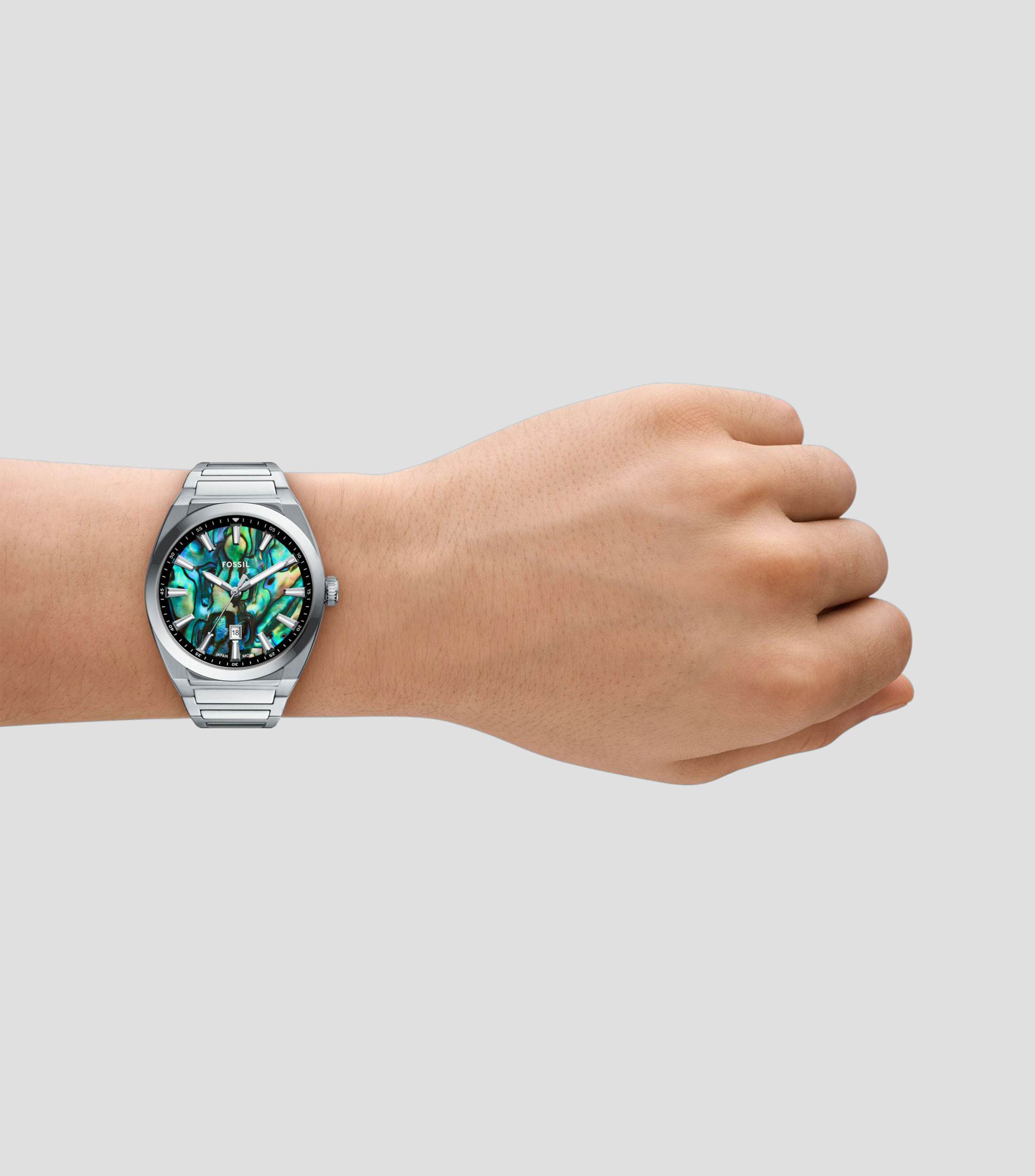 Reloj para Hombre Everett Casual Plateado