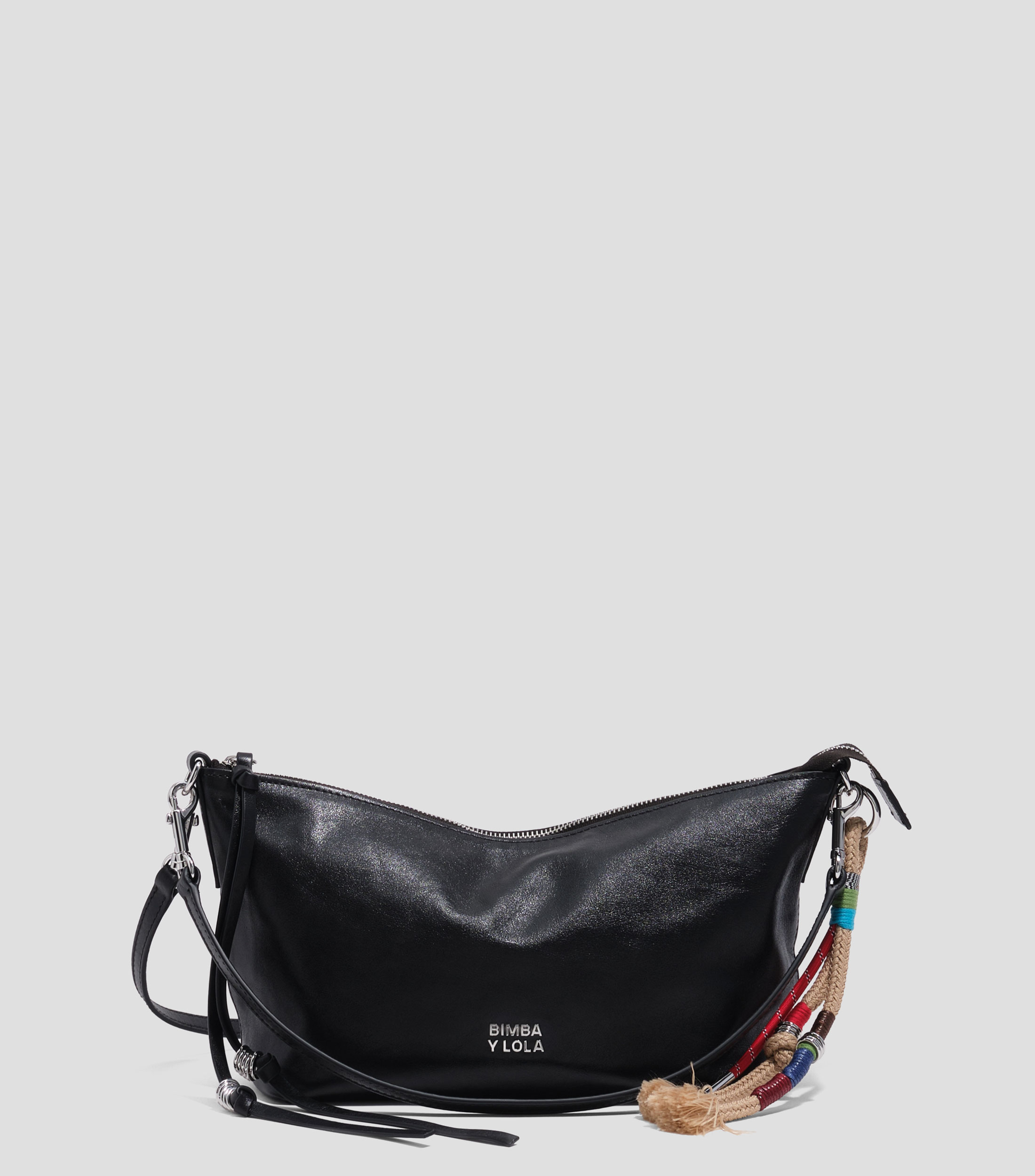 Bolsa shoulder mediano piel negro Mujer