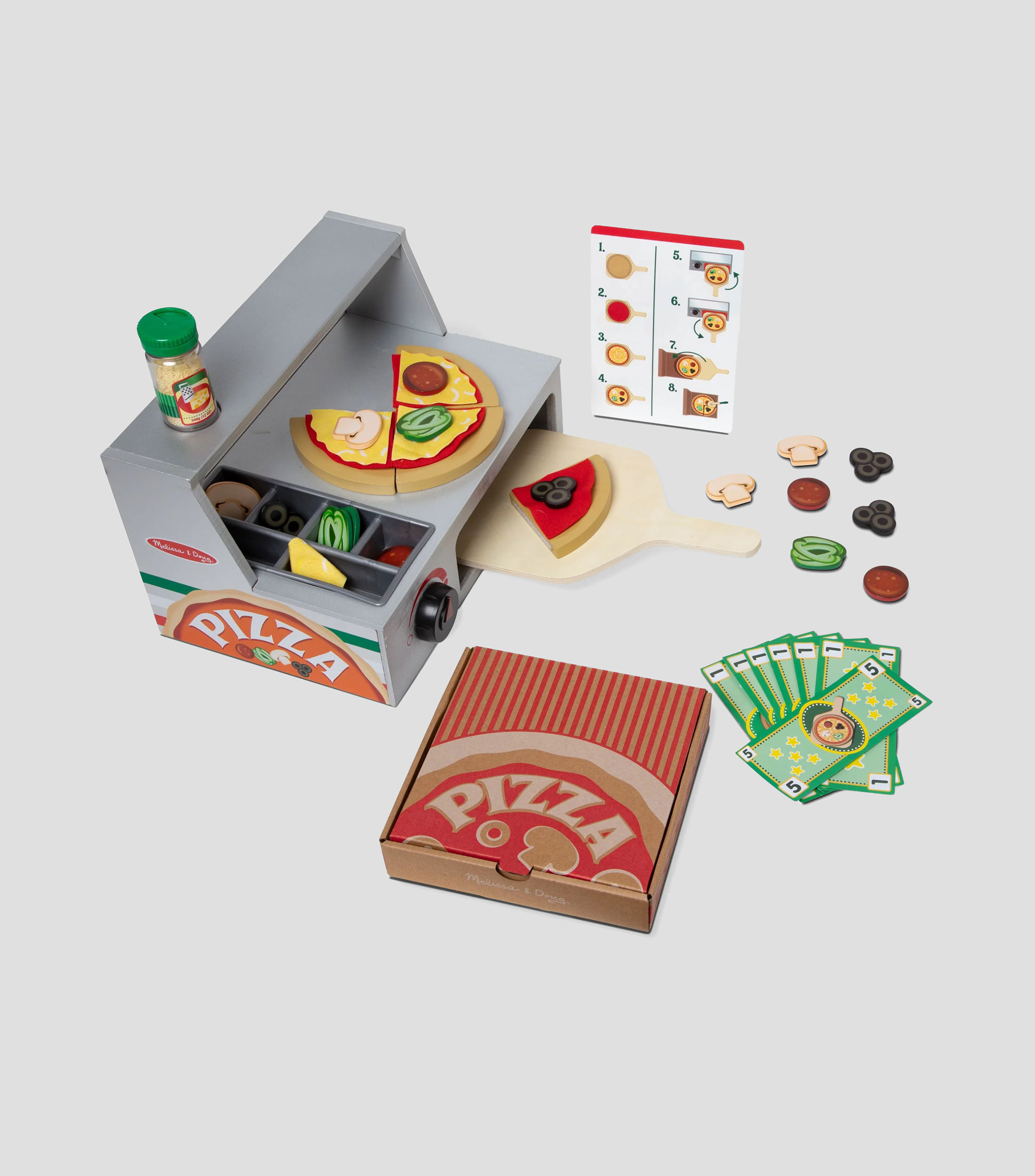 Playset Melissa & Doug - Mostrador de Pizzería