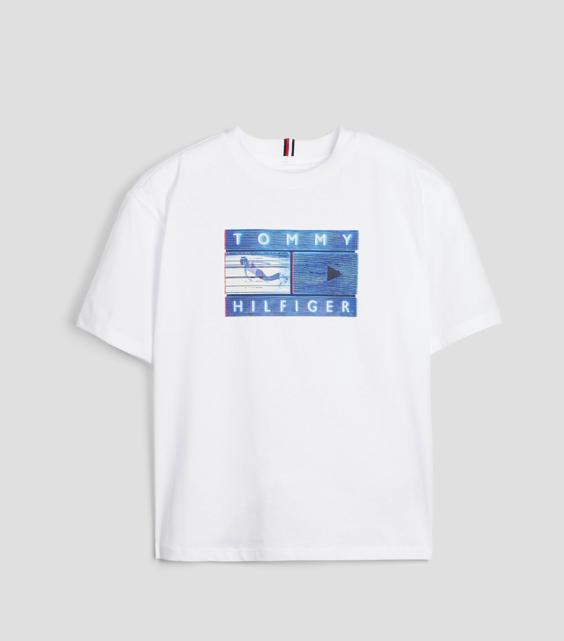 Playera cuello redondo manga corta con estampado Niño