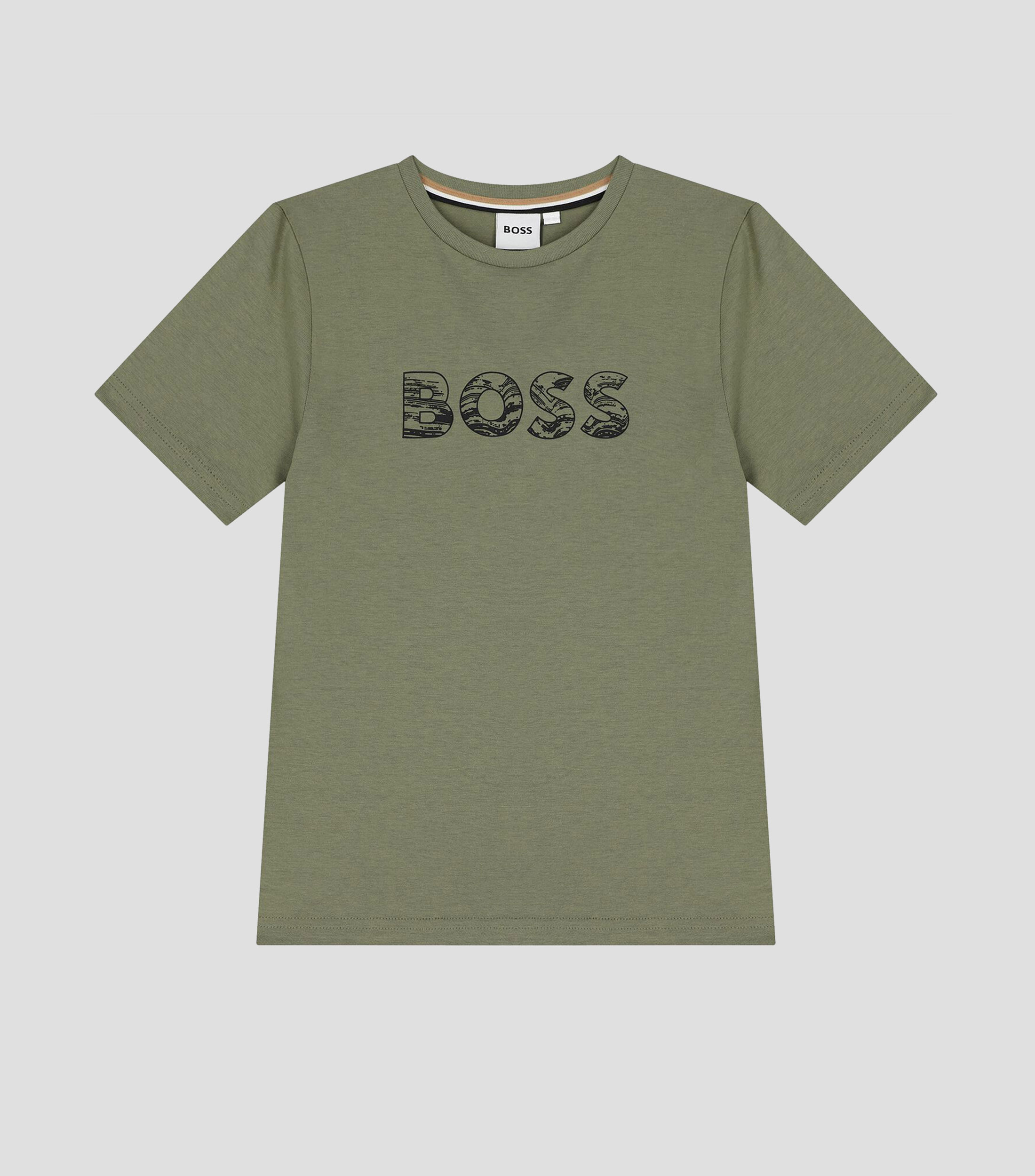Playera cuello redondo manga corta estampada Niño