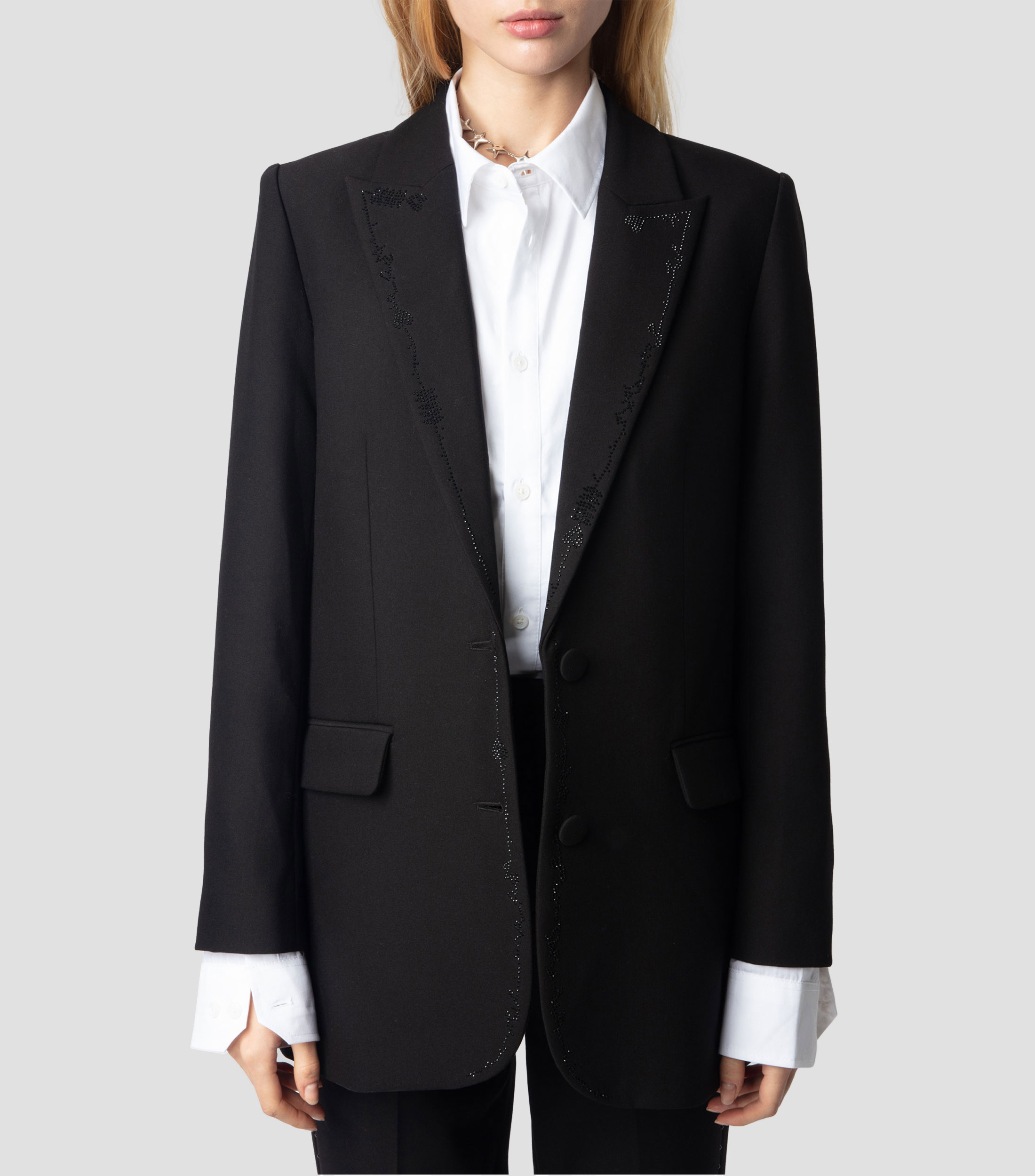 Saco Viva Strass Line Mujer