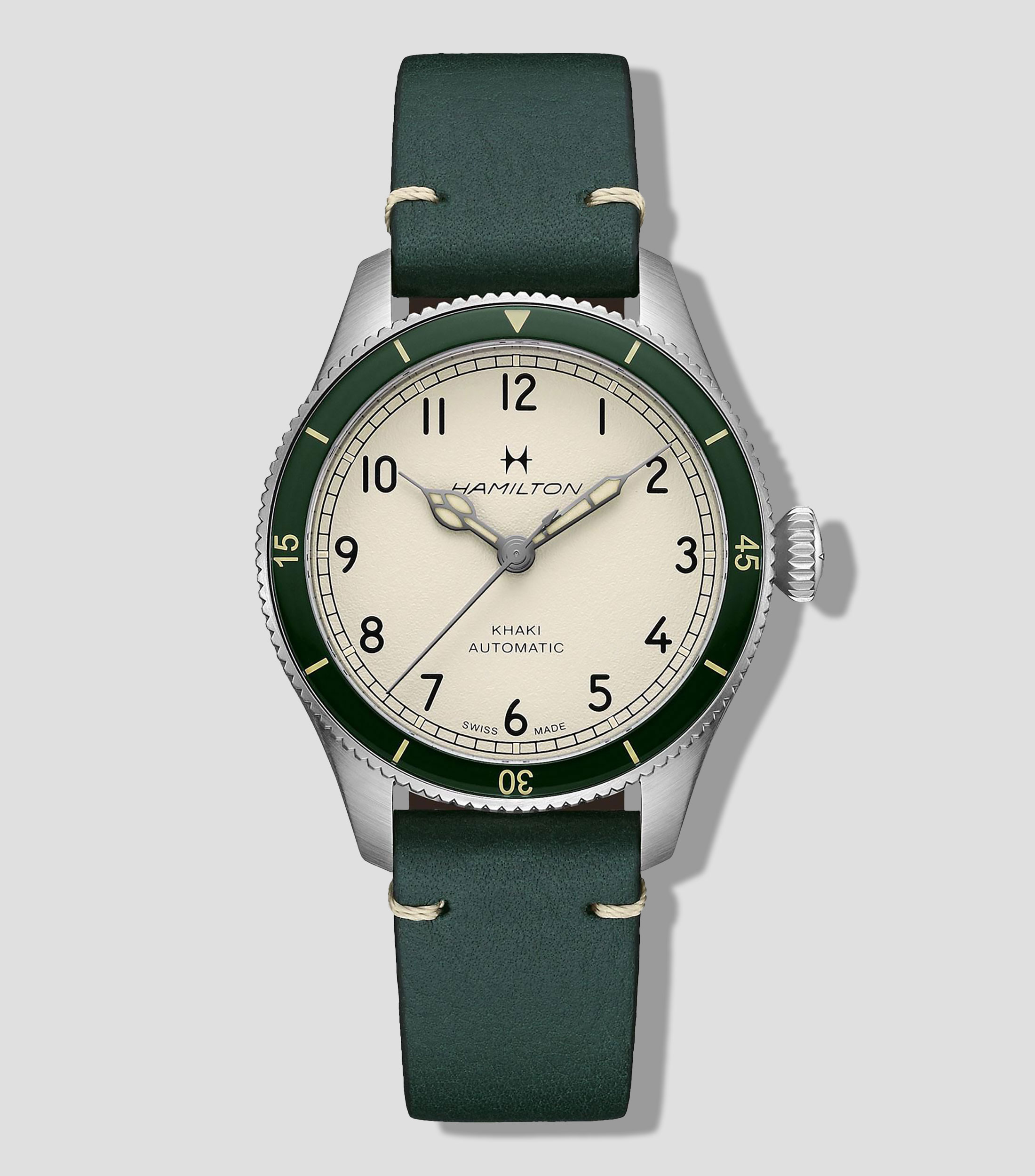 Reloj Unisex Khaki Aviation Pilot Pioneer Casual, Plateado