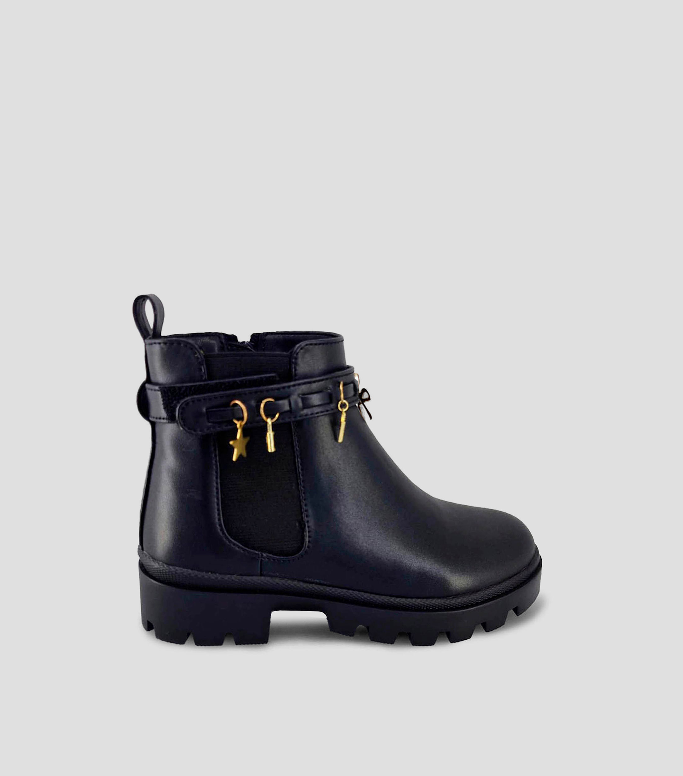Botas cortas Jamulet con tacón bajo cuadrado Niña
