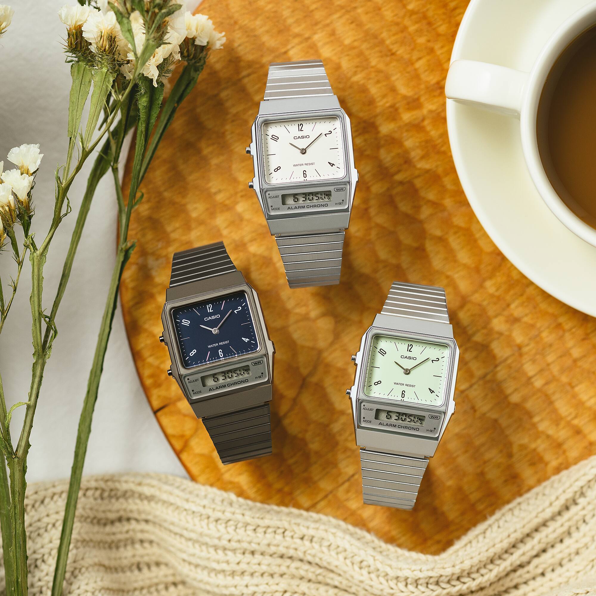 Reloj Unisex Vintage Casual Blanco