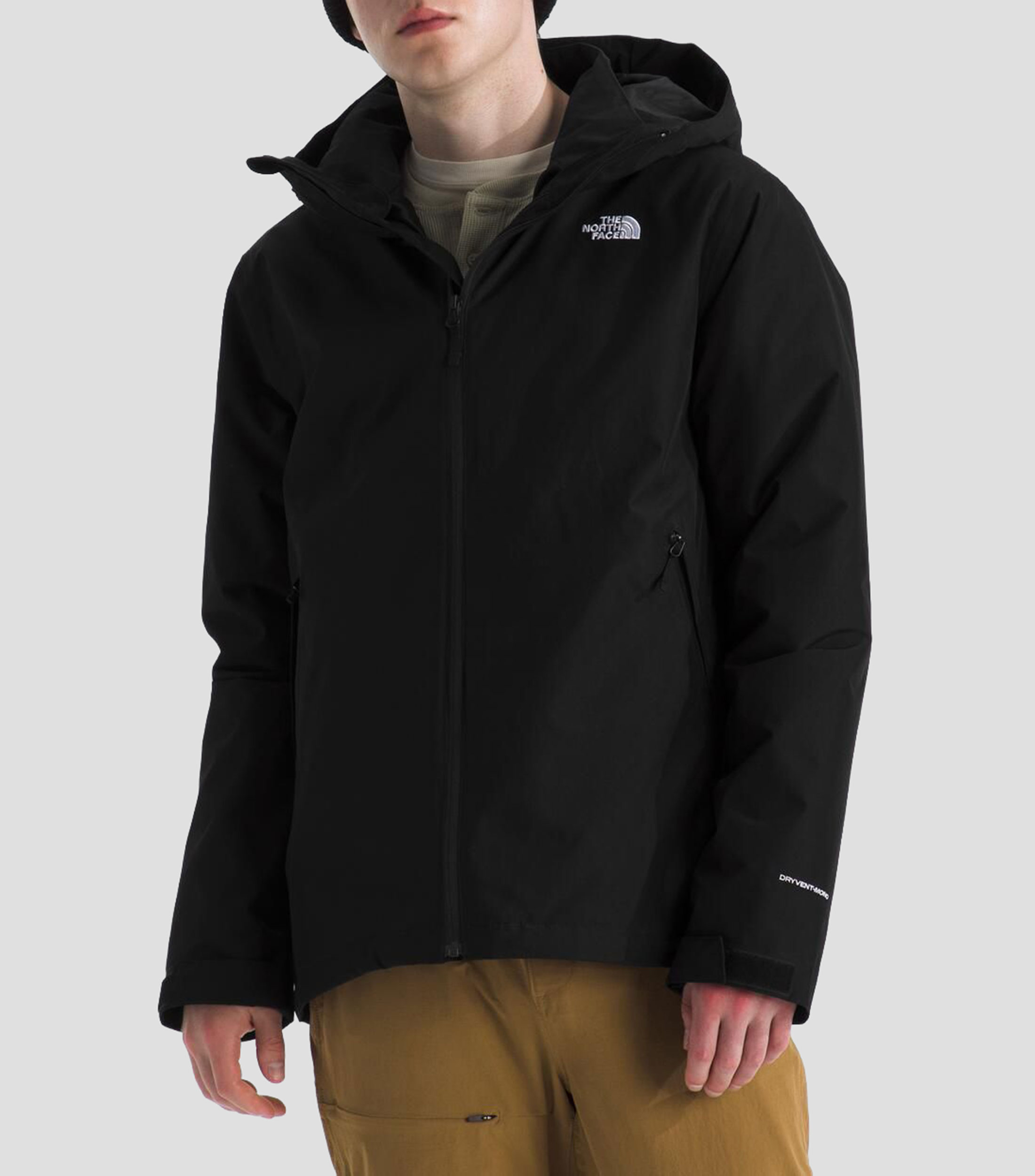 Chamarra Impermeable con Capucha Triclimate Hombre