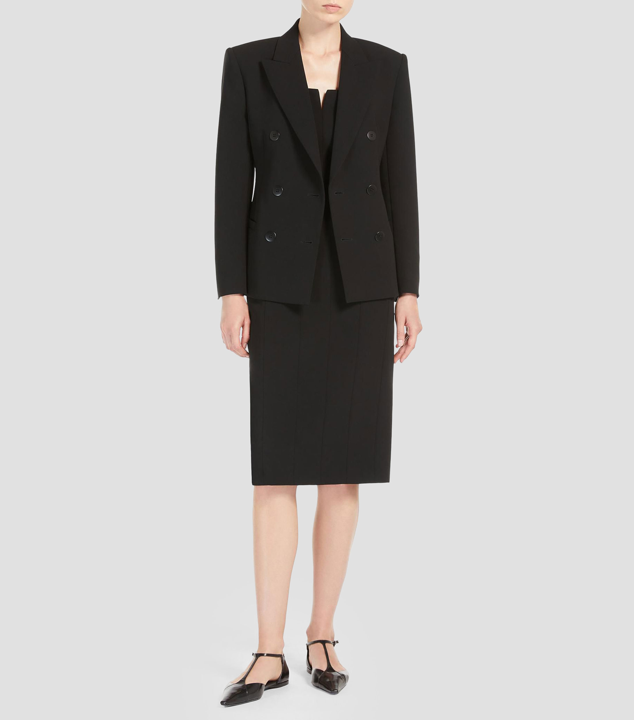 Vestido Midi liso Mujer