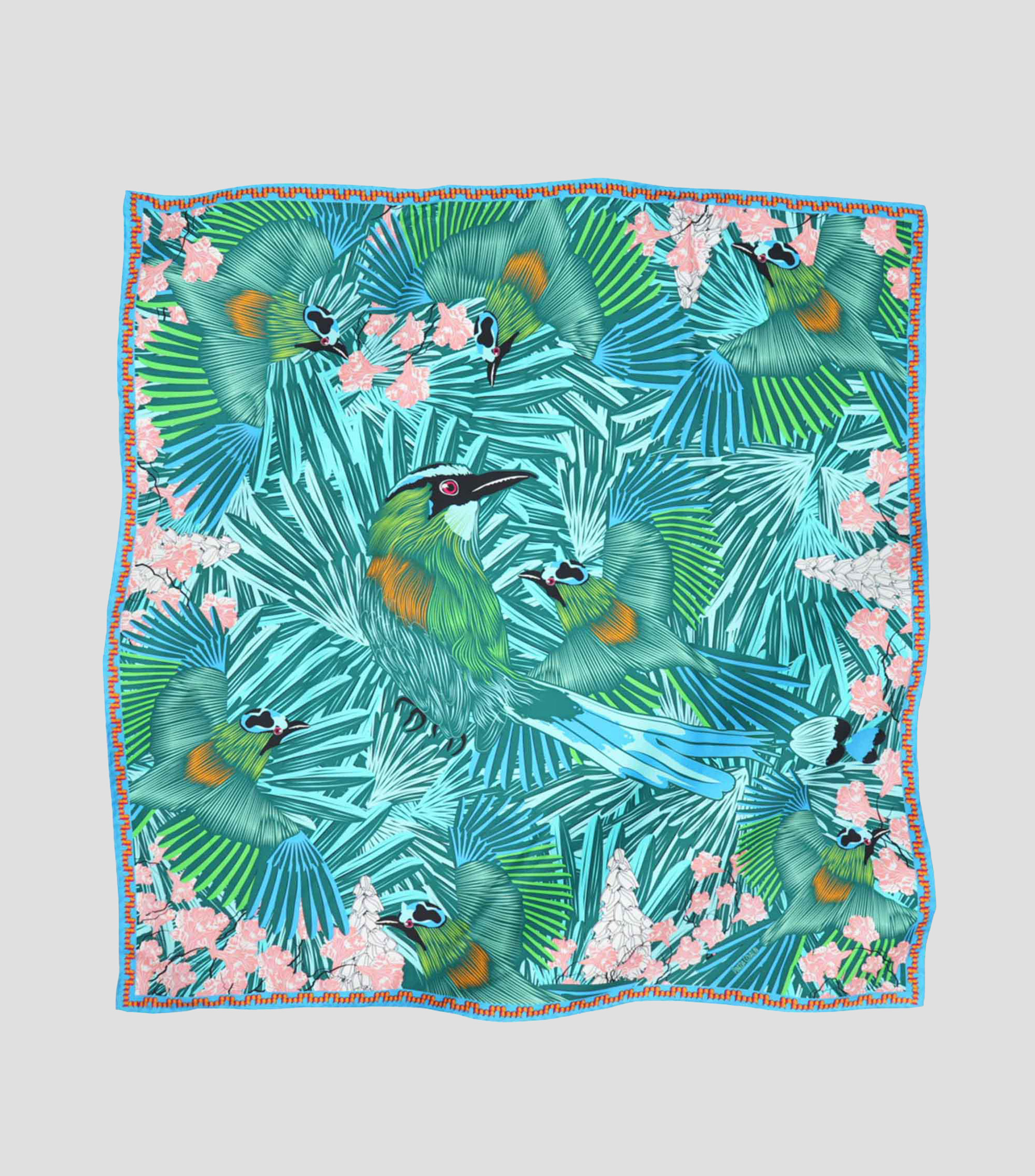 Mascada Estampada Torogoz Mujer