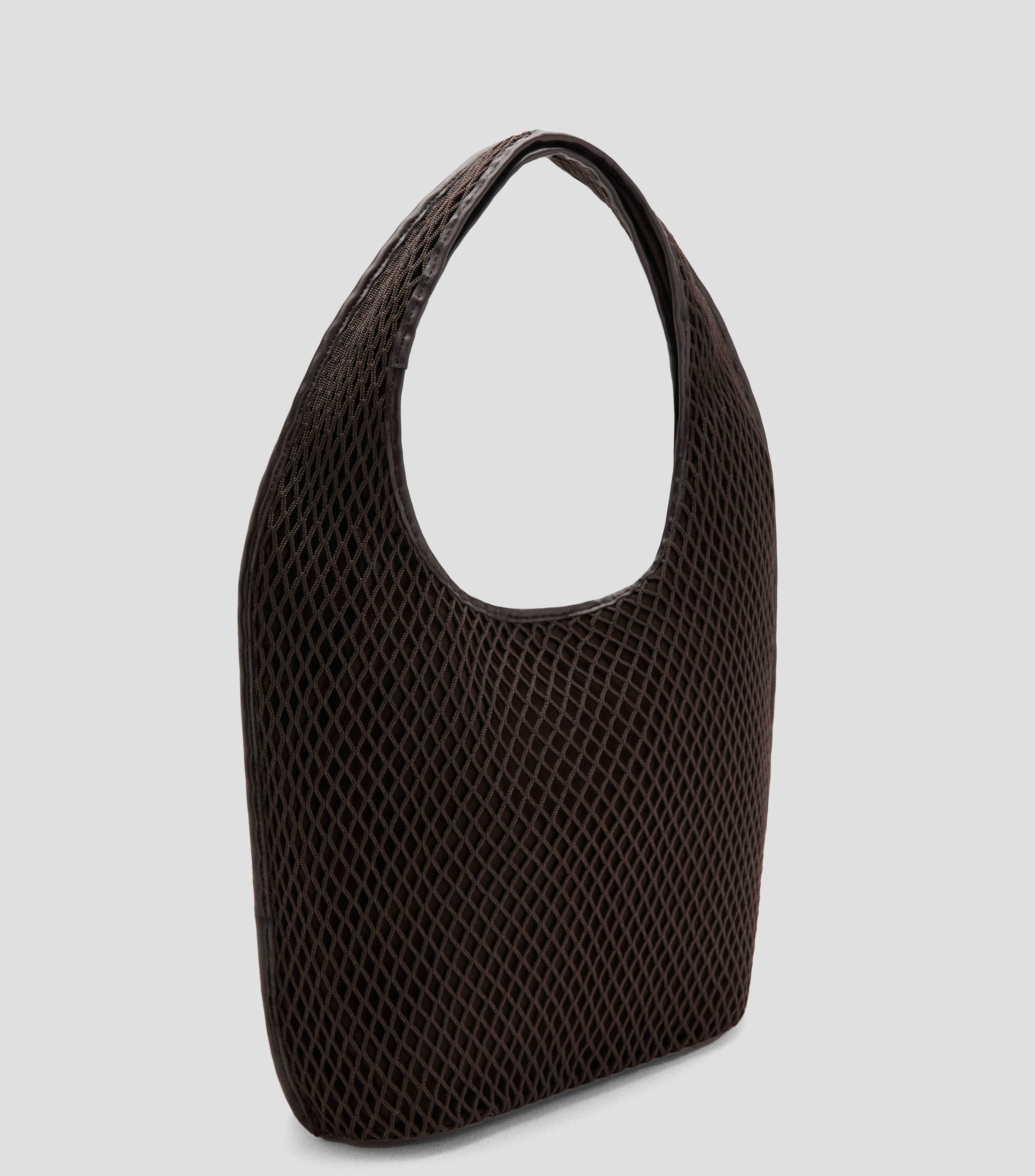 Bolsa hobo rejilla lisa Mujer