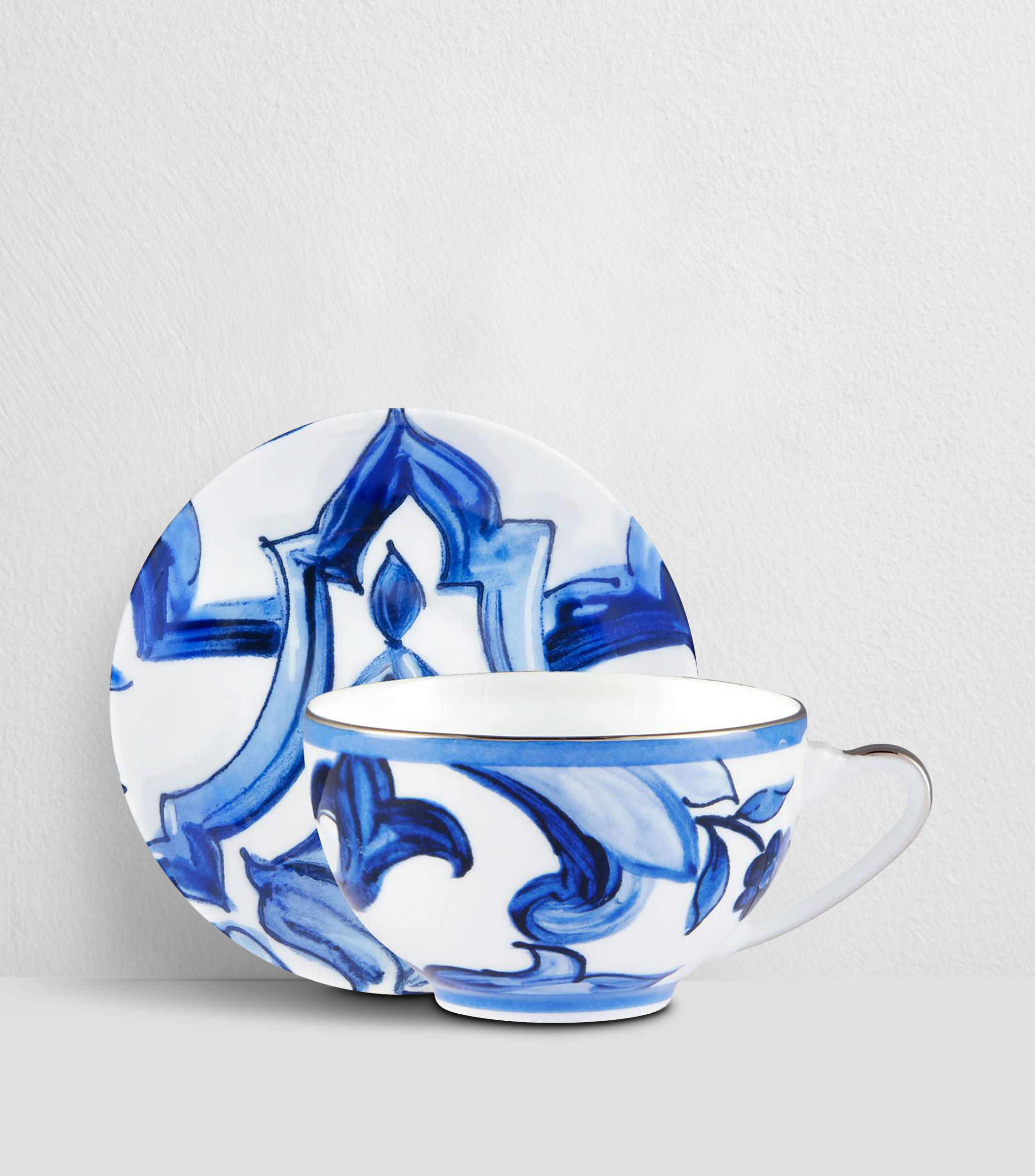 Taza para Té con plato Mediterráneo