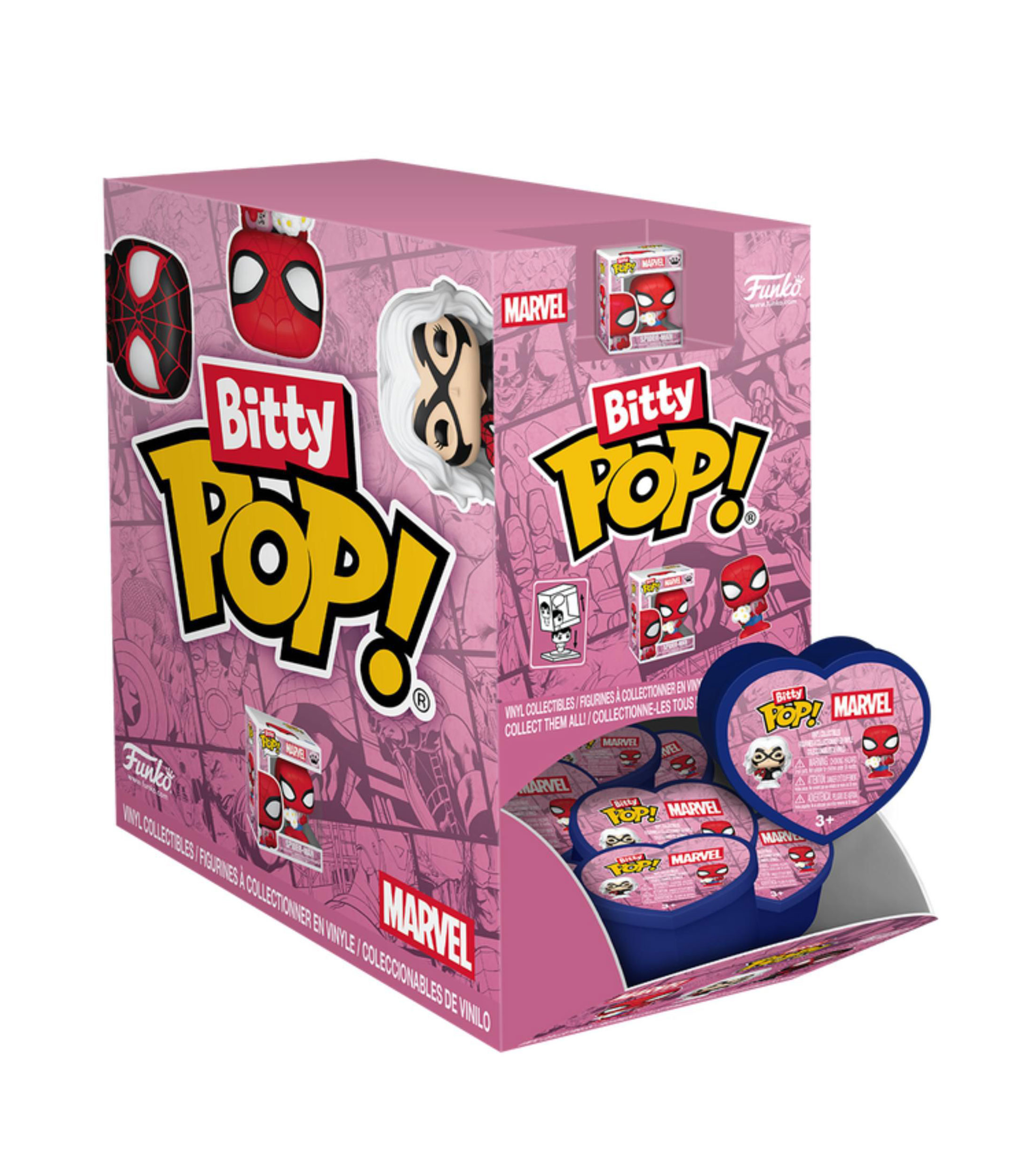 Funko juguete sorpresa Spiderman San Valentín