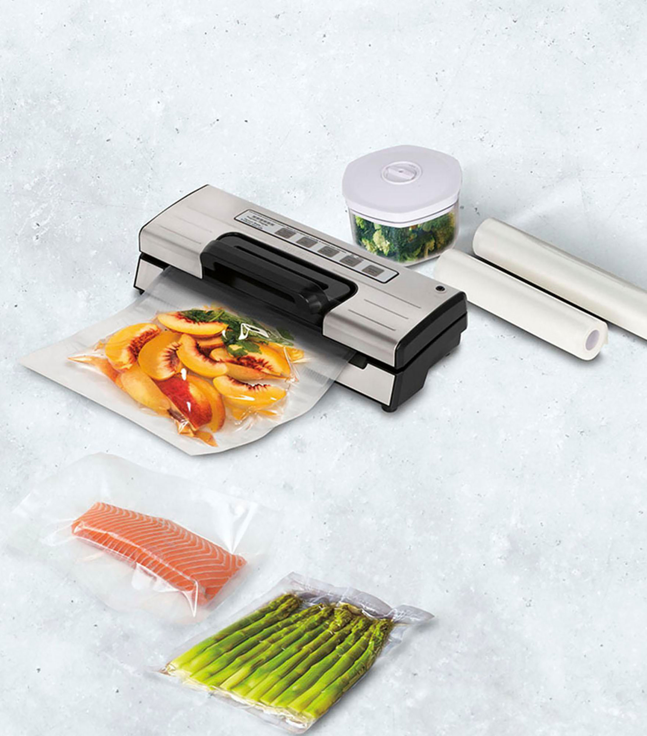 Sellador de alimentos al vacío