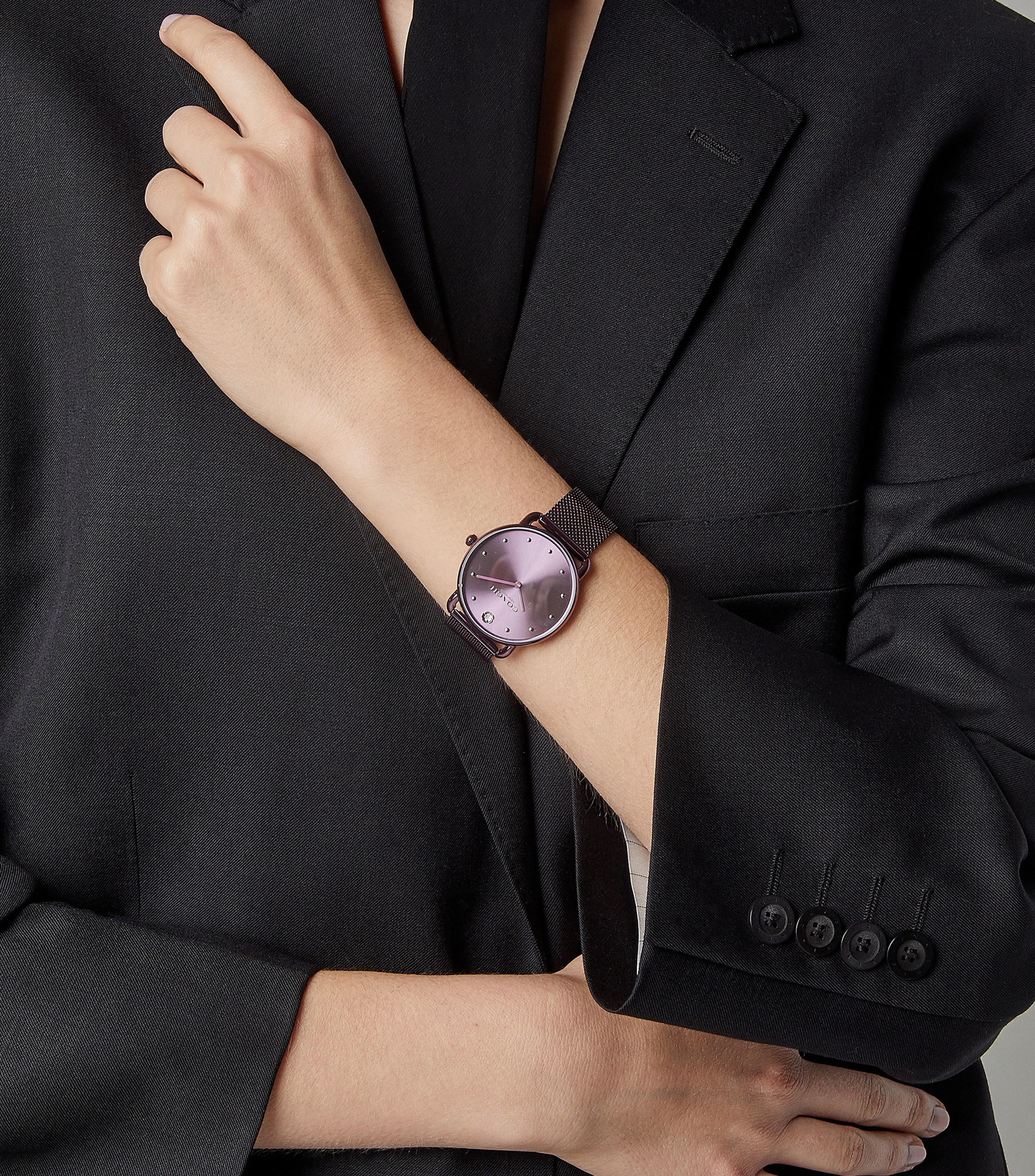 Reloj para mujer Elliot De vestir, Morado