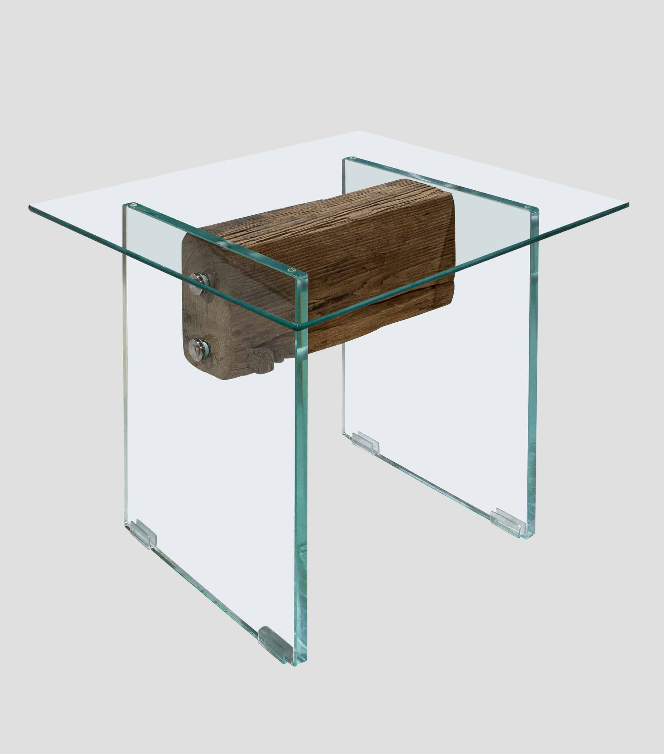 Mesa lateral Detroit en cristal